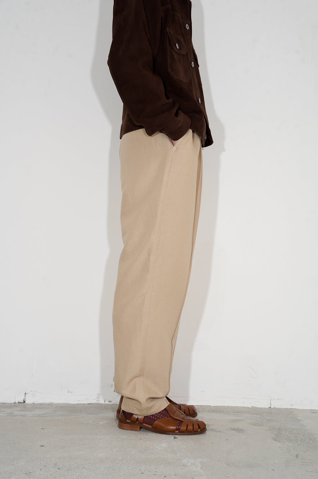 YE OLDE AND NEWMAN -RANDONNEUR- "ANORAKS CHINOS" [SUEDE BEIGE]