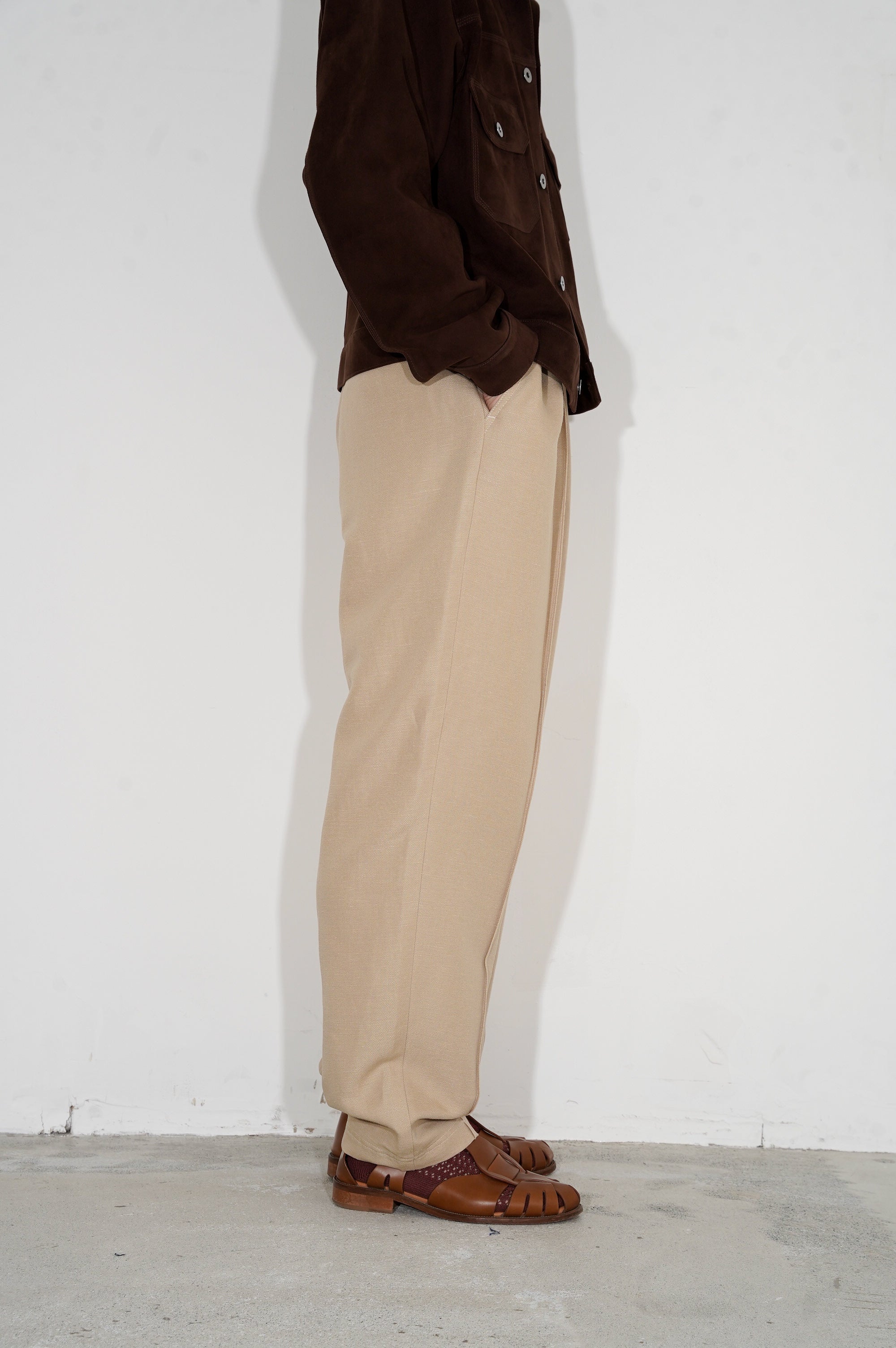 YE OLDE AND NEWMAN -RANDONNEUR- "ANORAKS CHINOS" [SUEDE BEIGE]