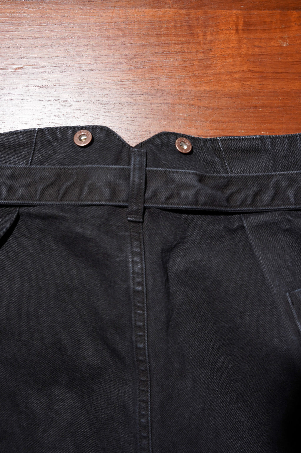 Gurank "CH belted work pants" [BLACK]