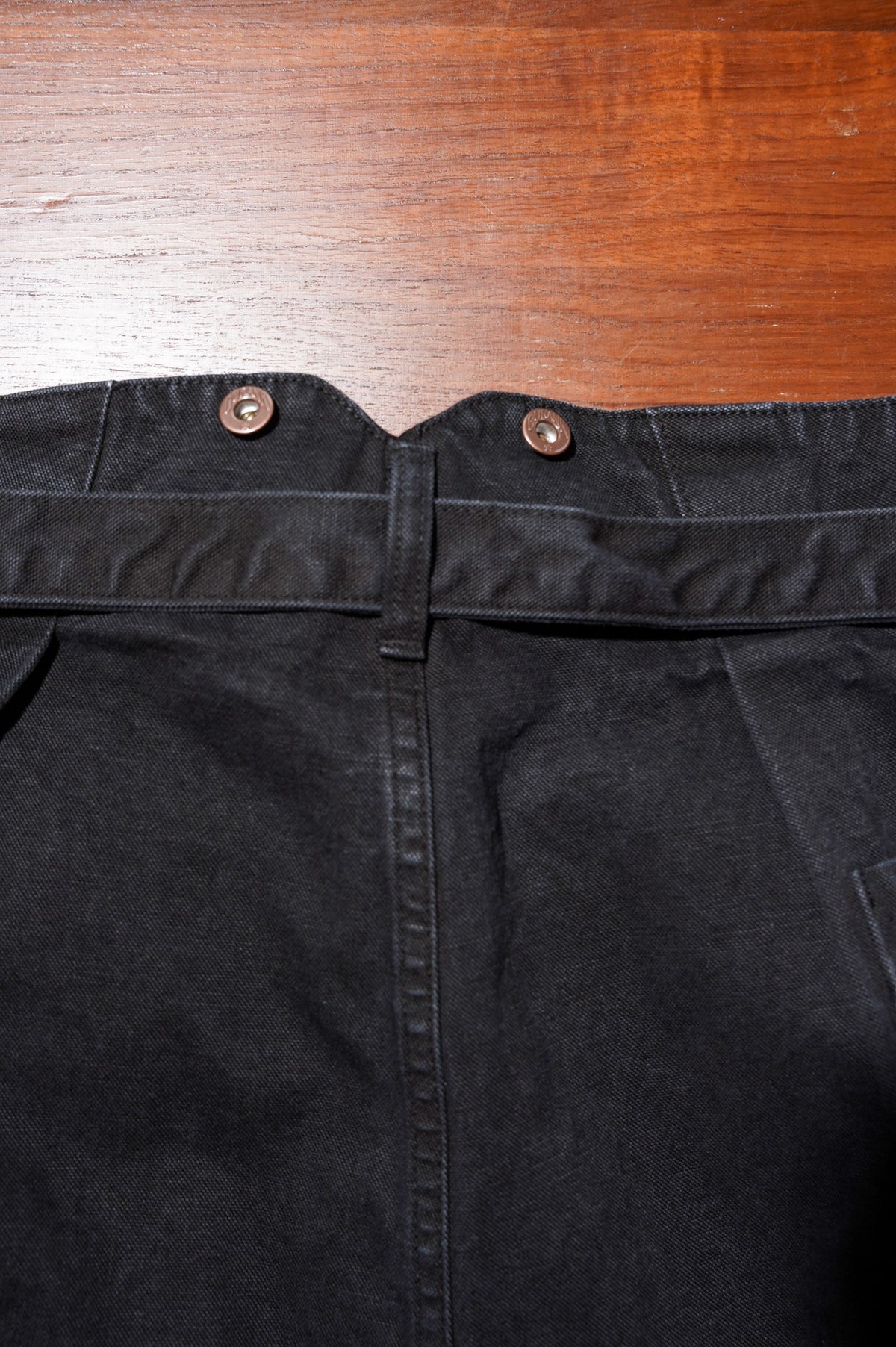 Gurank "CH belted work pants" [BLACK]