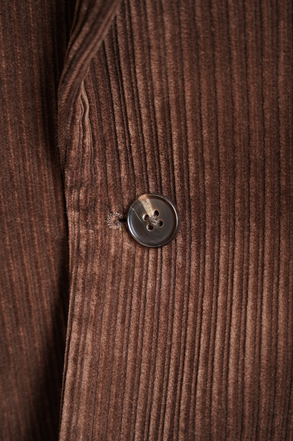 BISOWN "MIXED-WALE CORDUROY TAILORED JACKET" [BROWN]