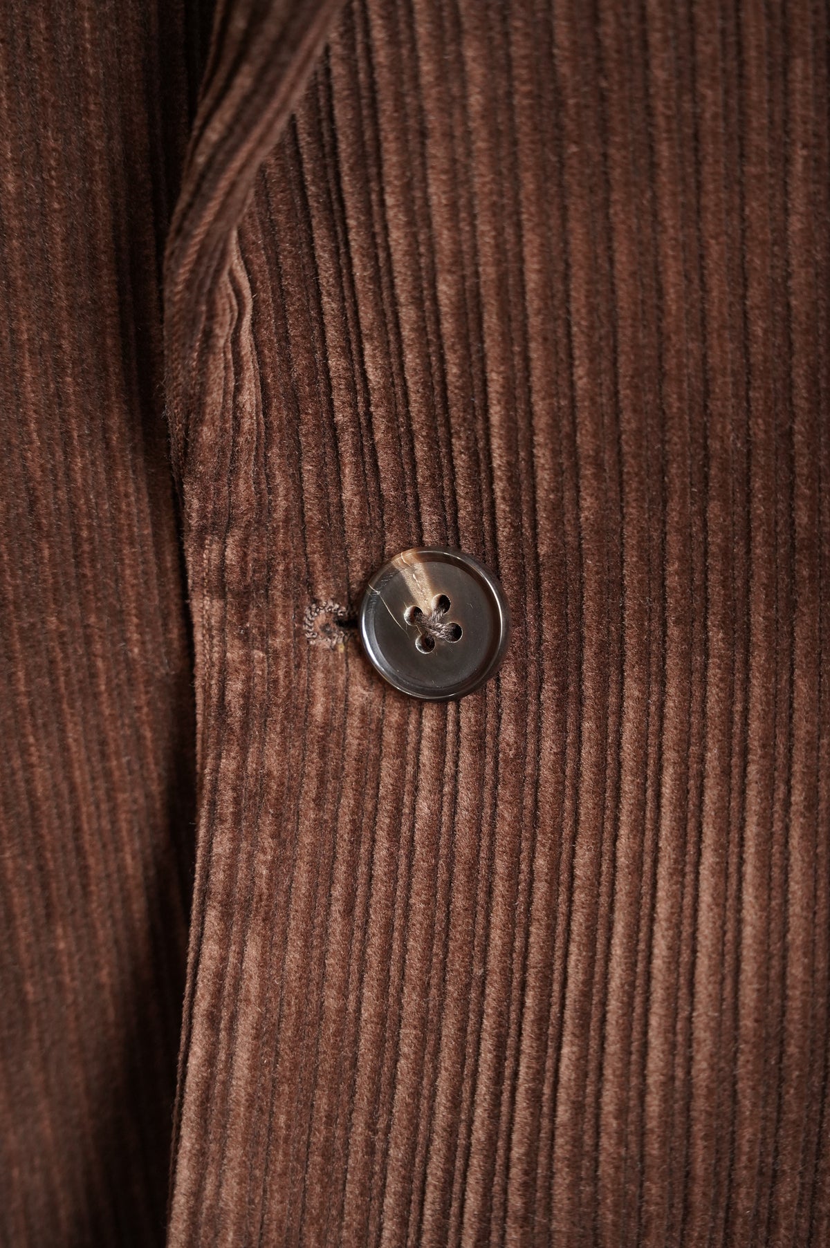BISOWN "MIXED-WALE CORDUROY TAILORED JACKET" [BROWN]