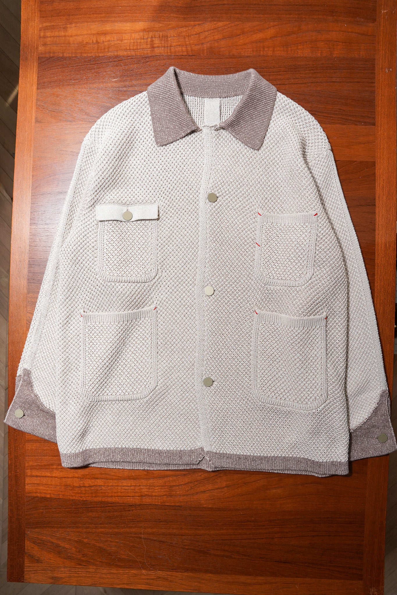 MEIAS "KNIT COVERALL" [BEIGE]