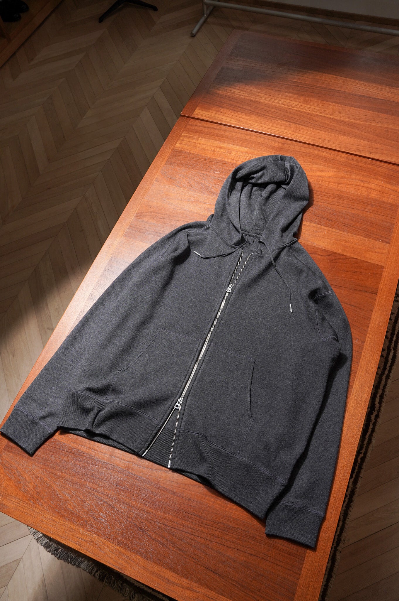 MEIAS "SILK ZIP PK" [CHARCOAL]