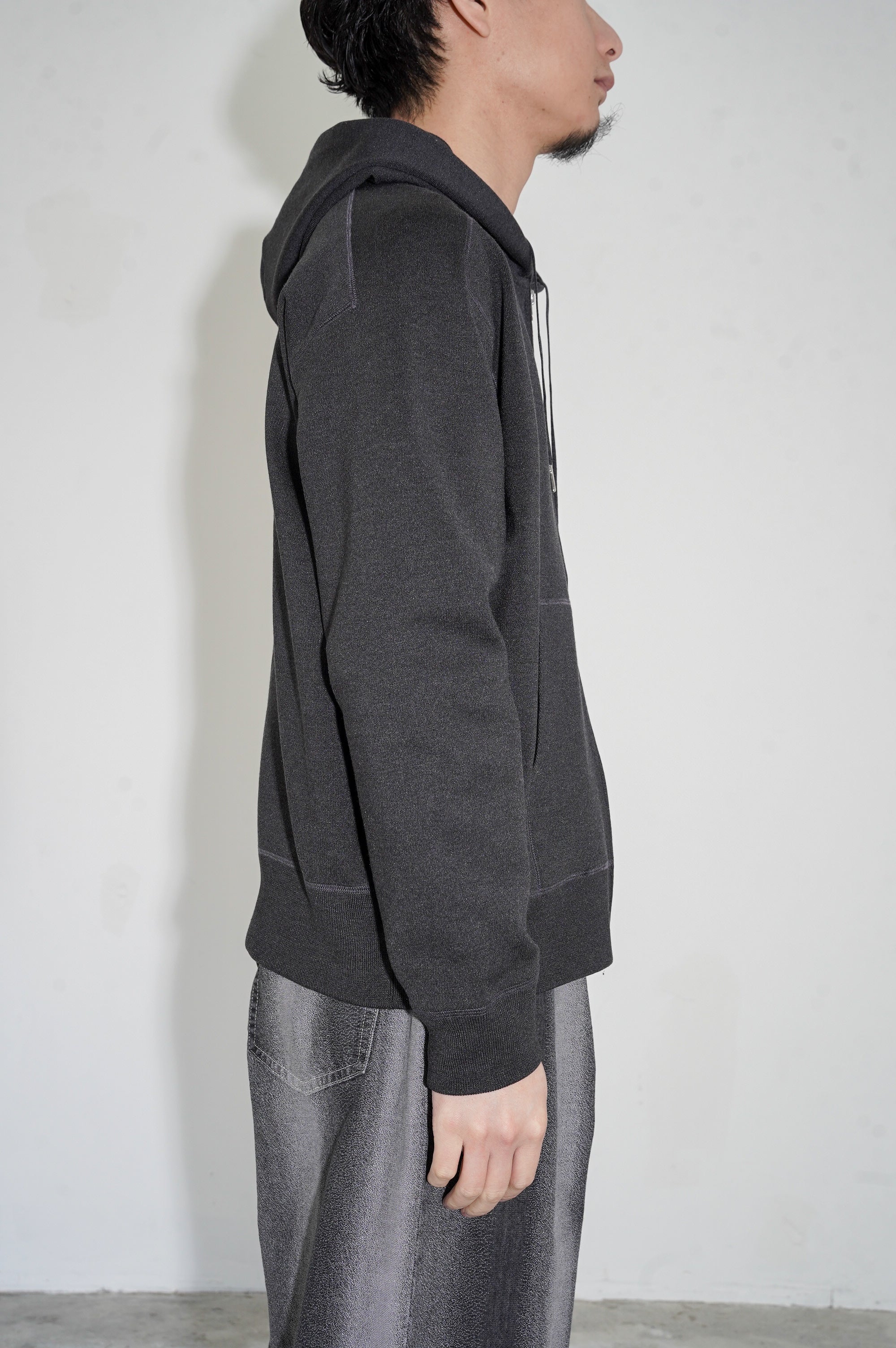 MEIAS "SILK ZIP PK" [CHARCOAL]