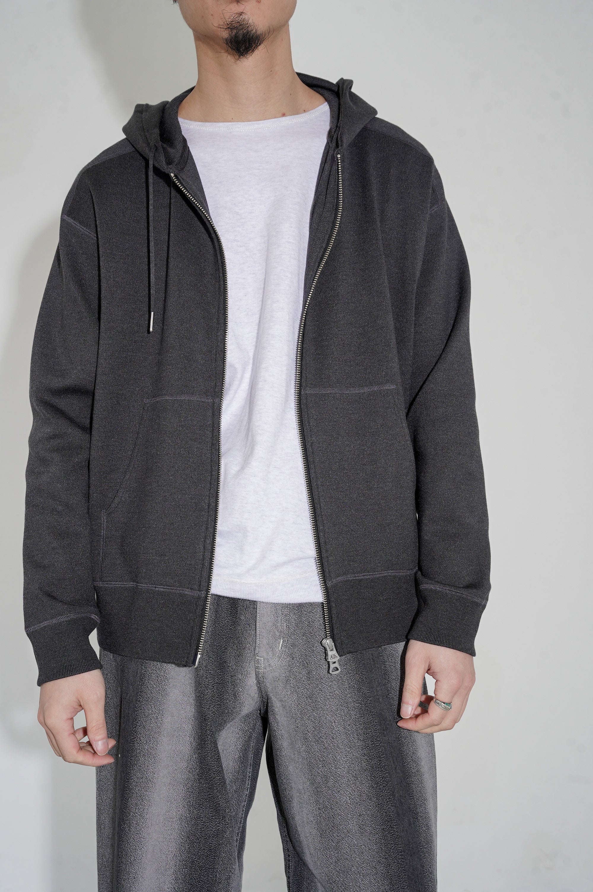 MEIAS "SILK ZIP PK" [CHARCOAL]
