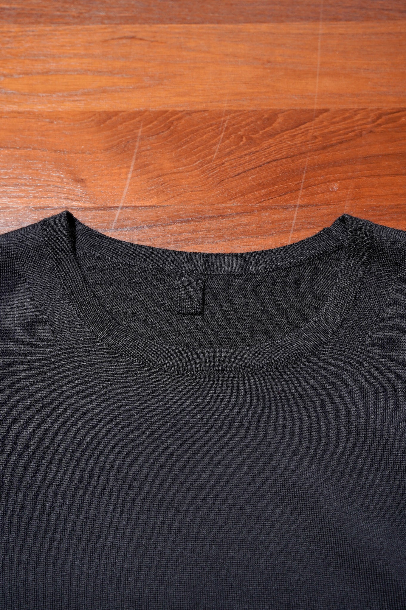 MEIAS "SUMMER WOOL BASIC TEE" [BLACK]
