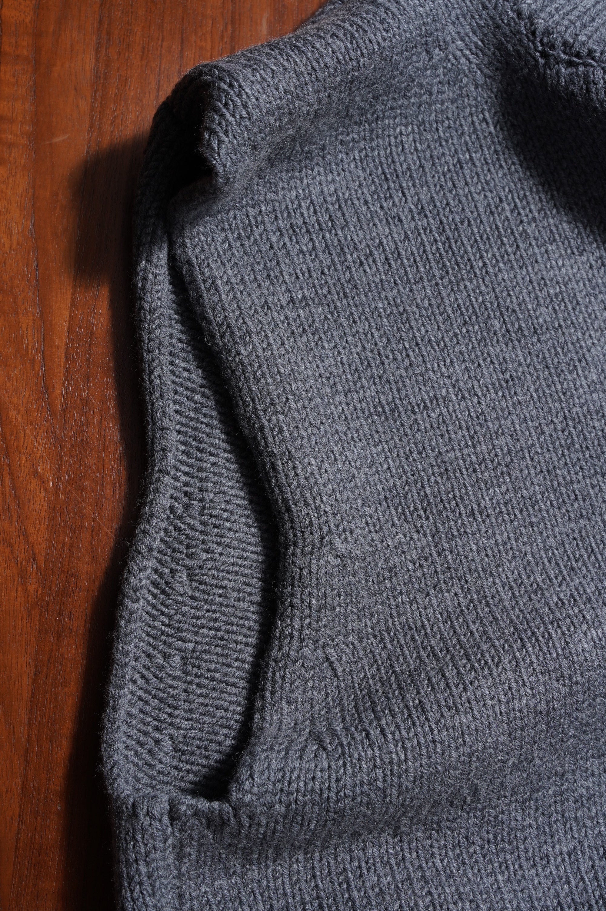Olde H and Daughter "WOOL DRIVERS VEST" [CHARCOAL]