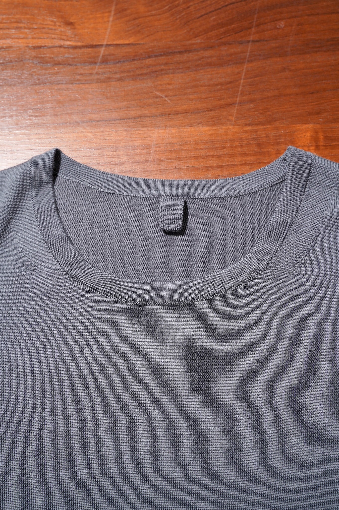 MEIAS "SUMMER WOOL BASIC TEE" [D.GRAY]
