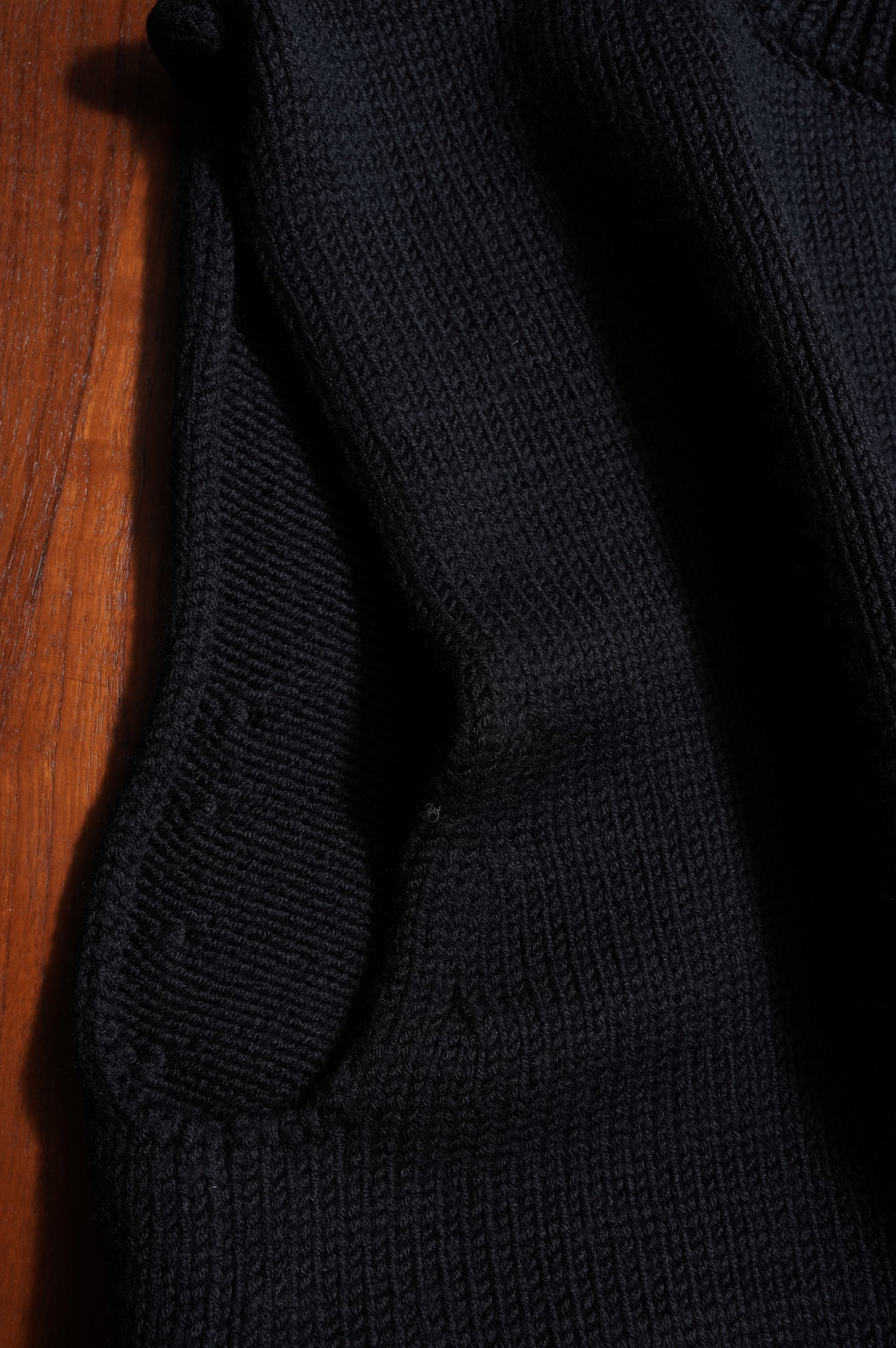 Olde H and Daughter "WOOL DRIVERS VEST" [BLACK]