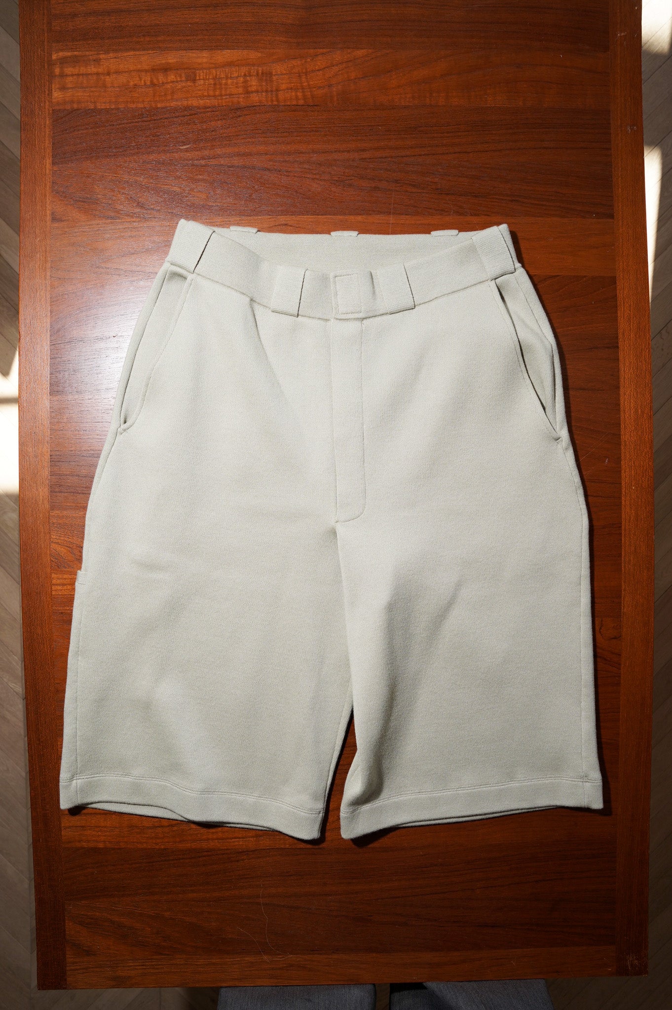 MEIAS "CO/WOOL WORK HALF PT" [BEIGE]