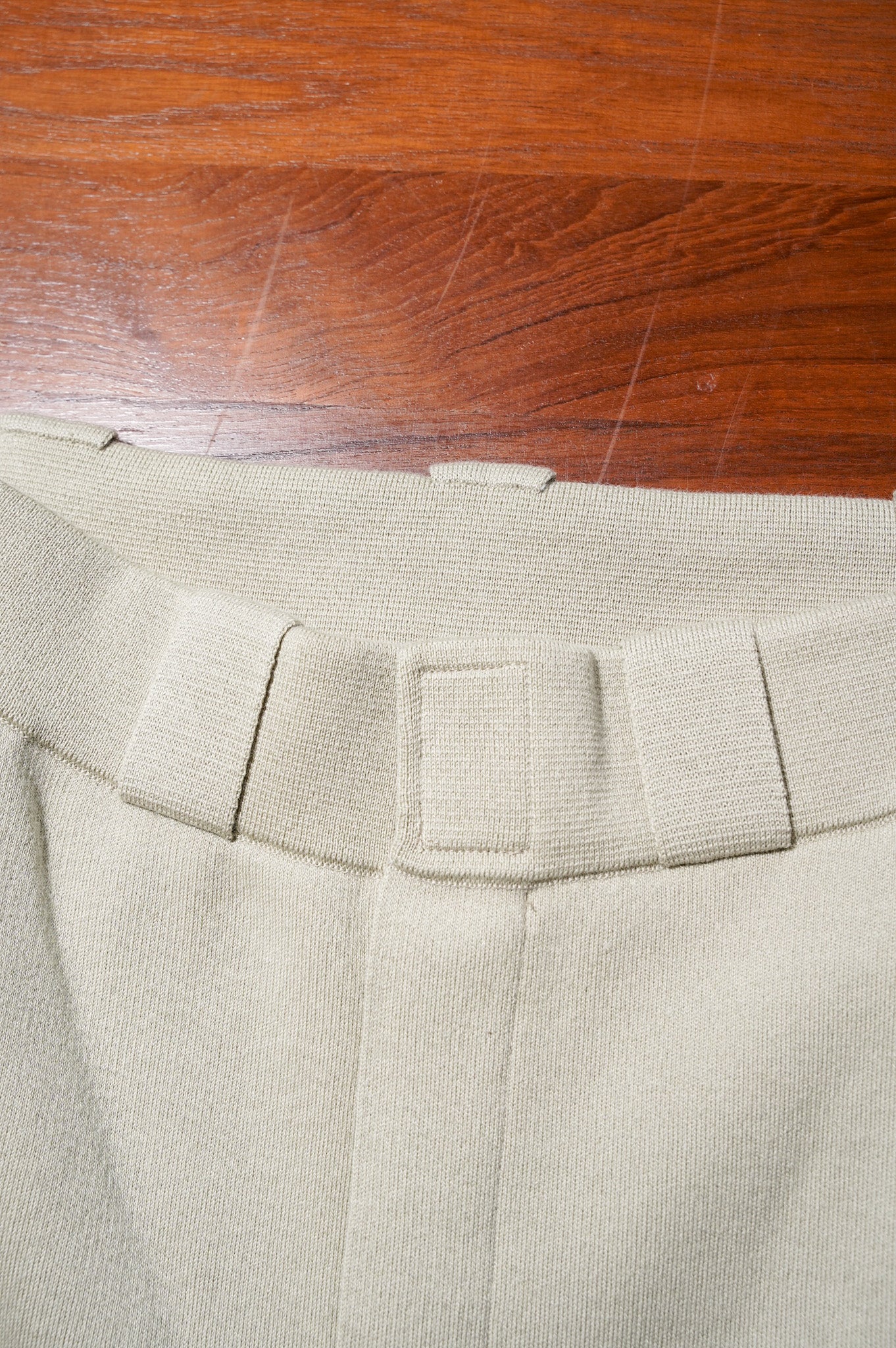 MEIAS "CO/WOOL WORK HALF PT" [BEIGE]