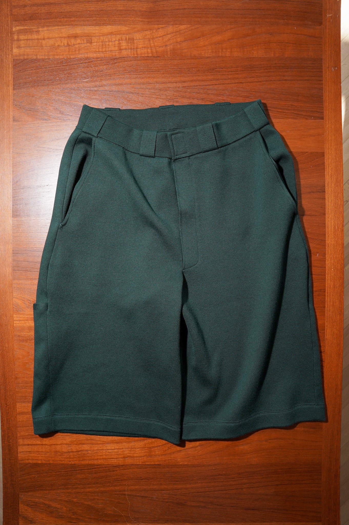 MEIAS "CO/WOOL WORK HALF PT" [D.GREEN]