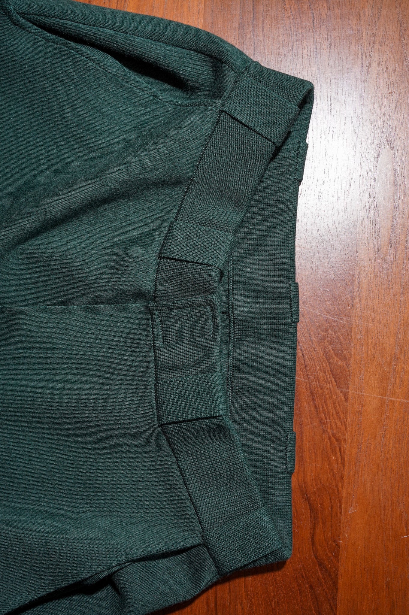 MEIAS "CO/WOOL WORK HALF PT" [D.GREEN]