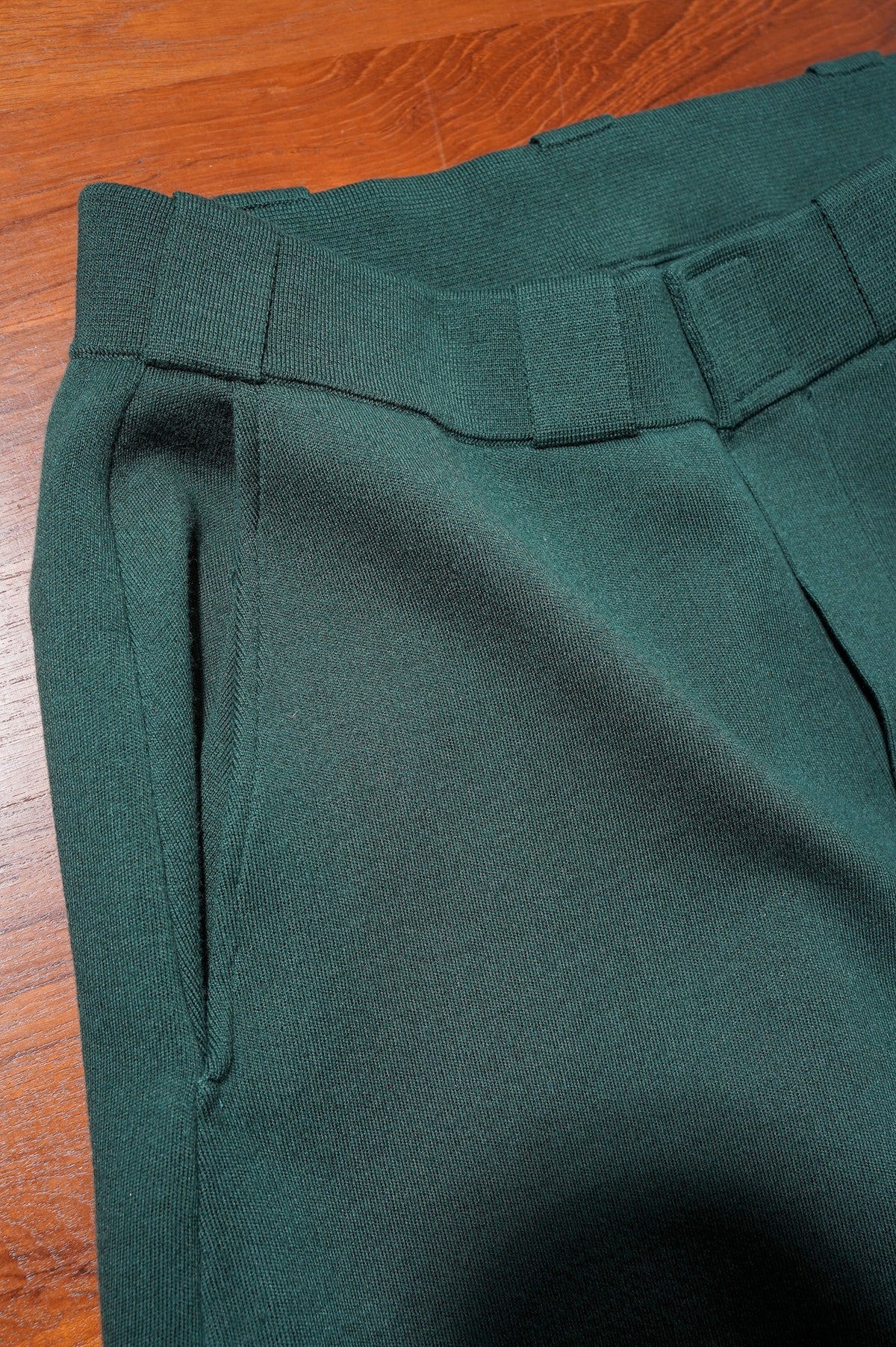 MEIAS "CO/WOOL WORK HALF PT" [D.GREEN]