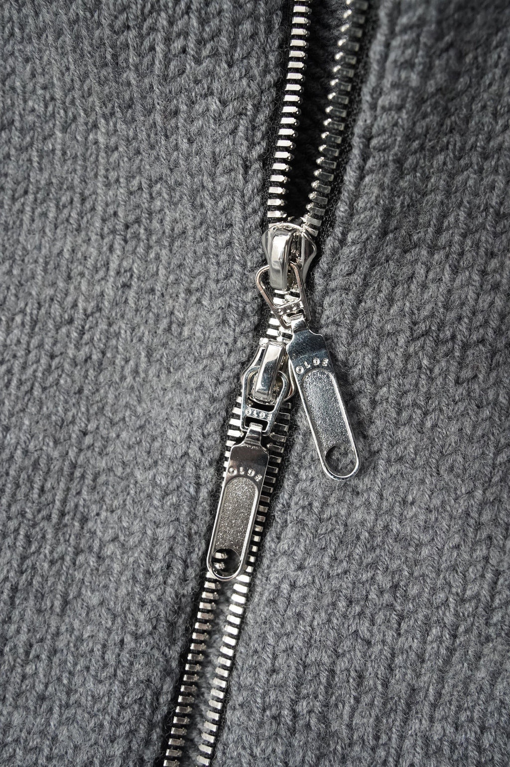 Olde H and Daughter "WOOL DRIVERS VEST" [CHARCOAL]