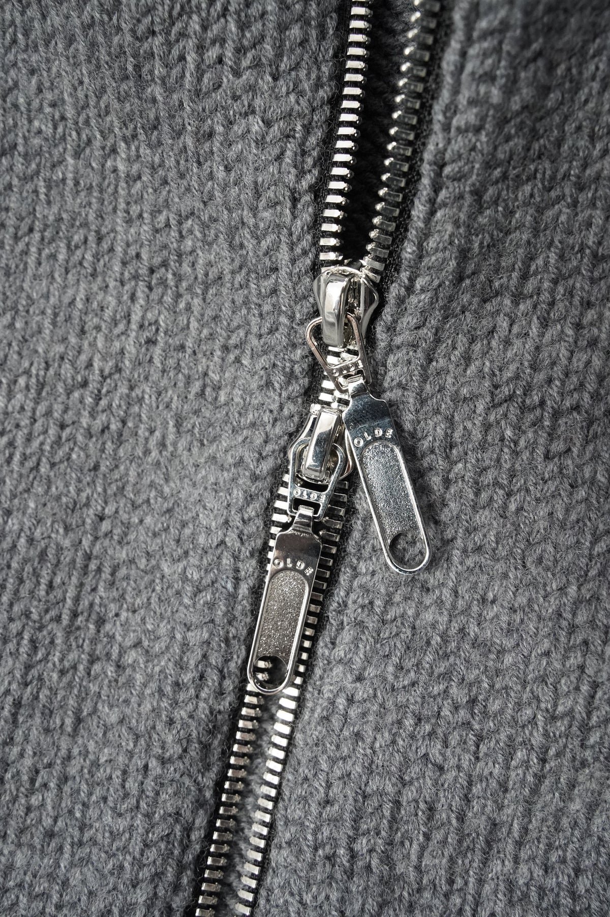 Olde H and Daughter "WOOL DRIVERS VEST" [CHARCOAL]