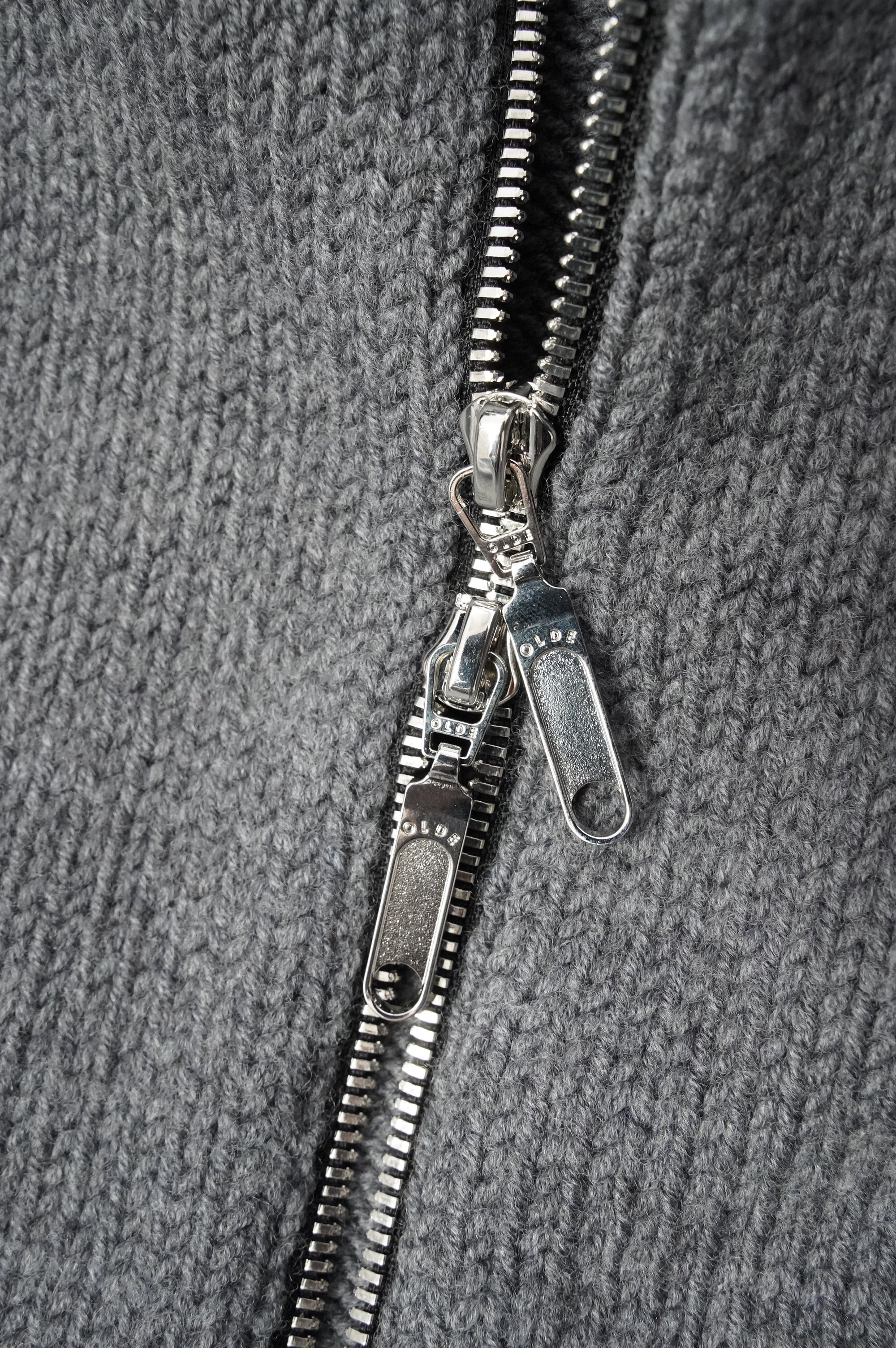 Olde H and Daughter "WOOL DRIVERS VEST" [CHARCOAL]