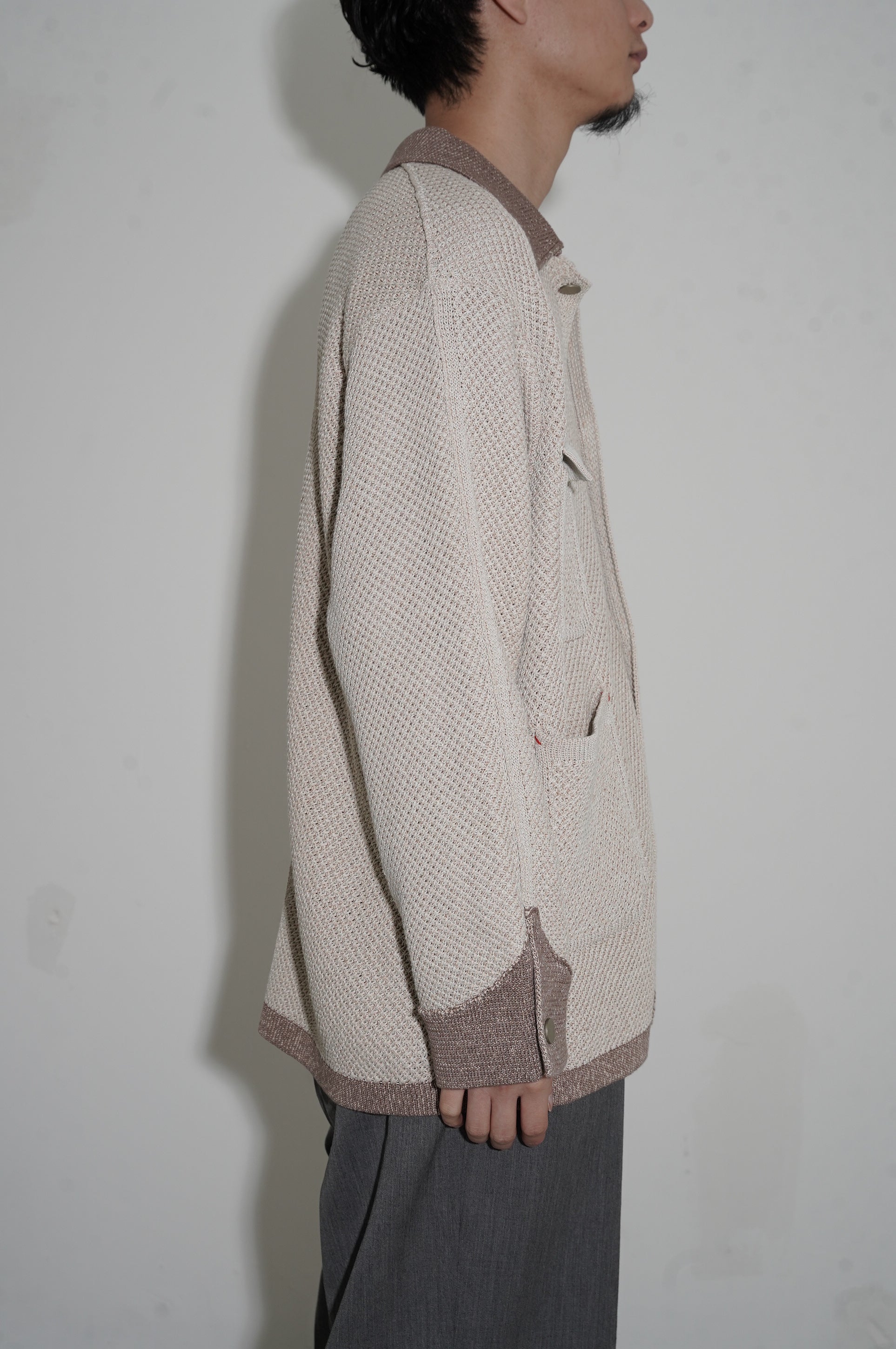 MEIAS "KNIT COVERALL" [BEIGE]