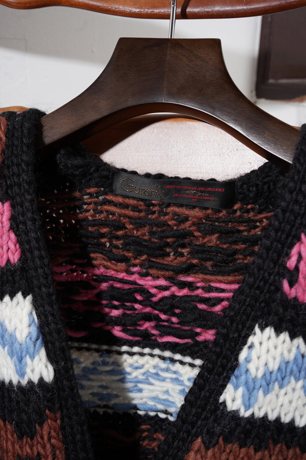 Gurank "Hand Knitting Cardigan" [BLACK]