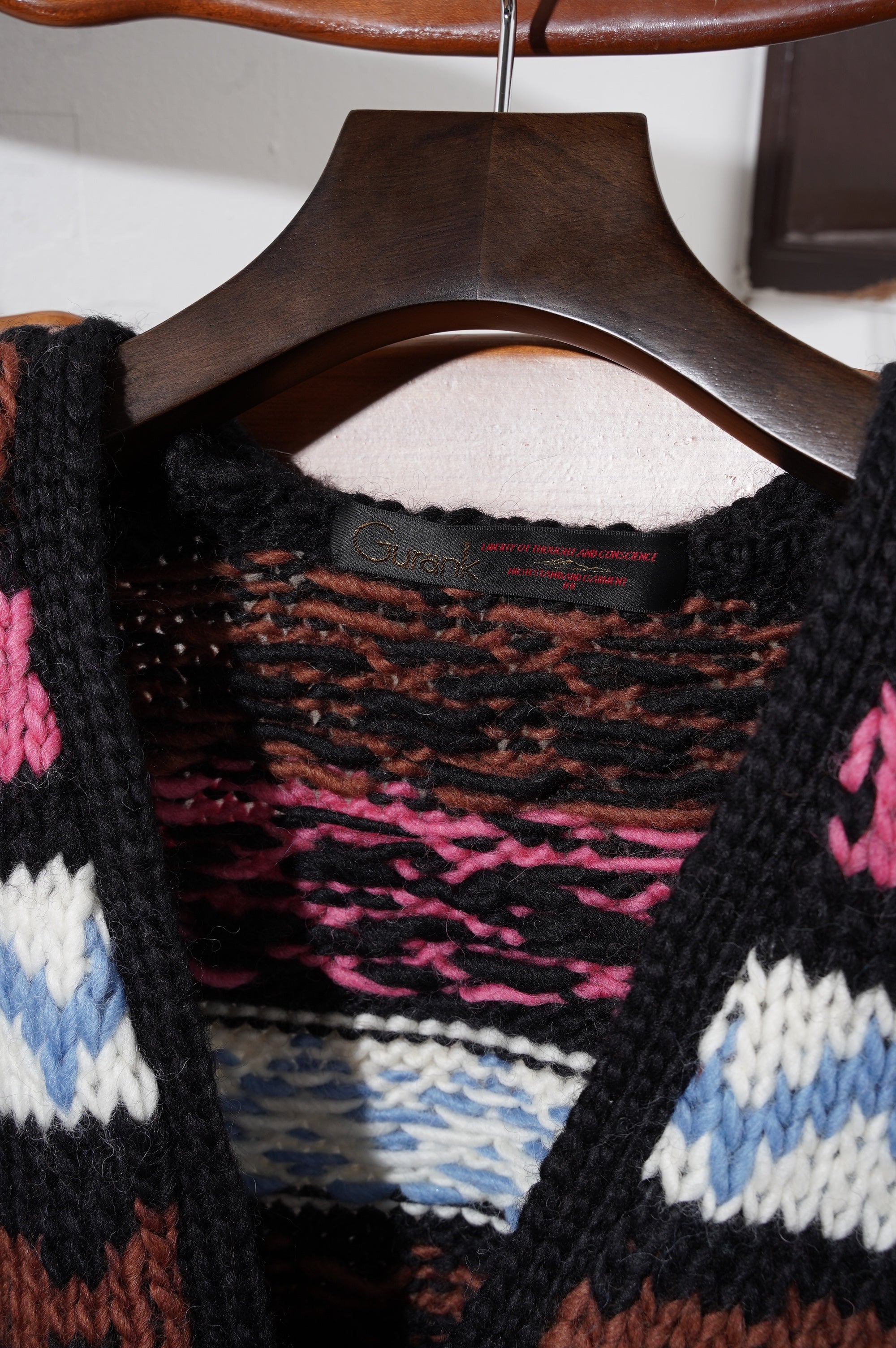 Gurank "Hand Knitting Cardigan" [BLACK]