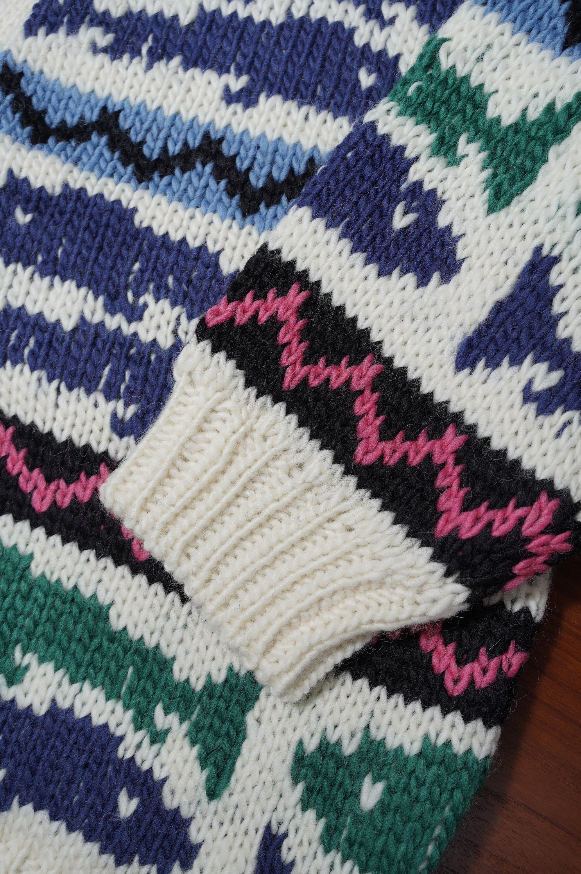 Gurank "Hand Knitting Cardigan" [WHITE]