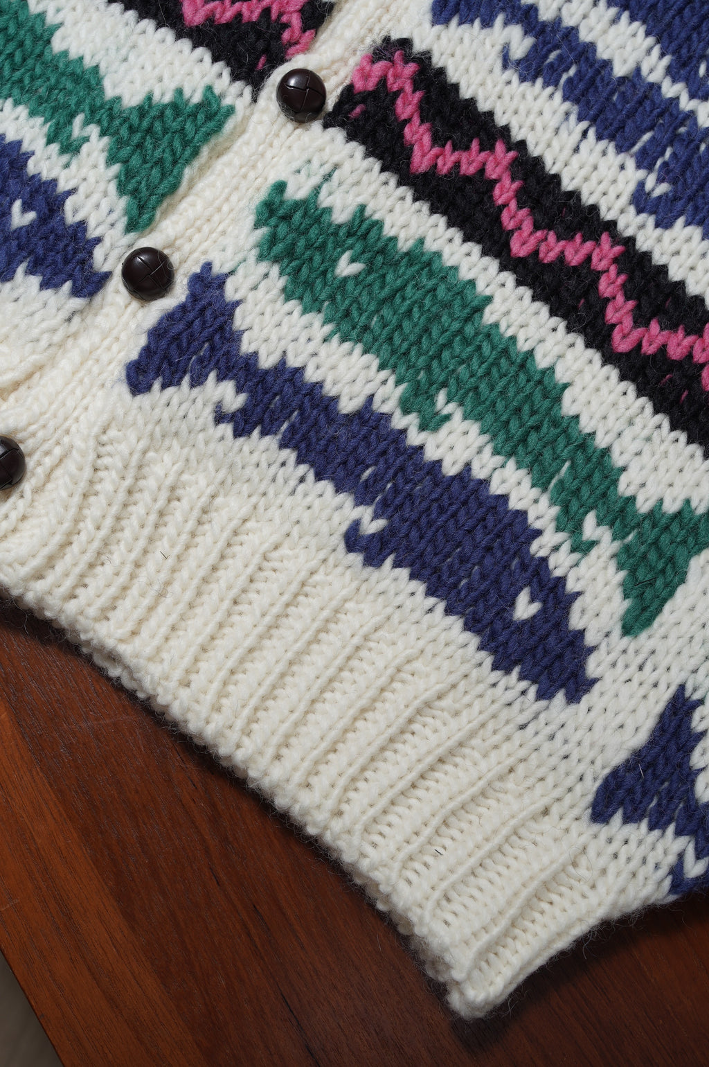 Gurank "Hand Knitting Cardigan" [WHITE]