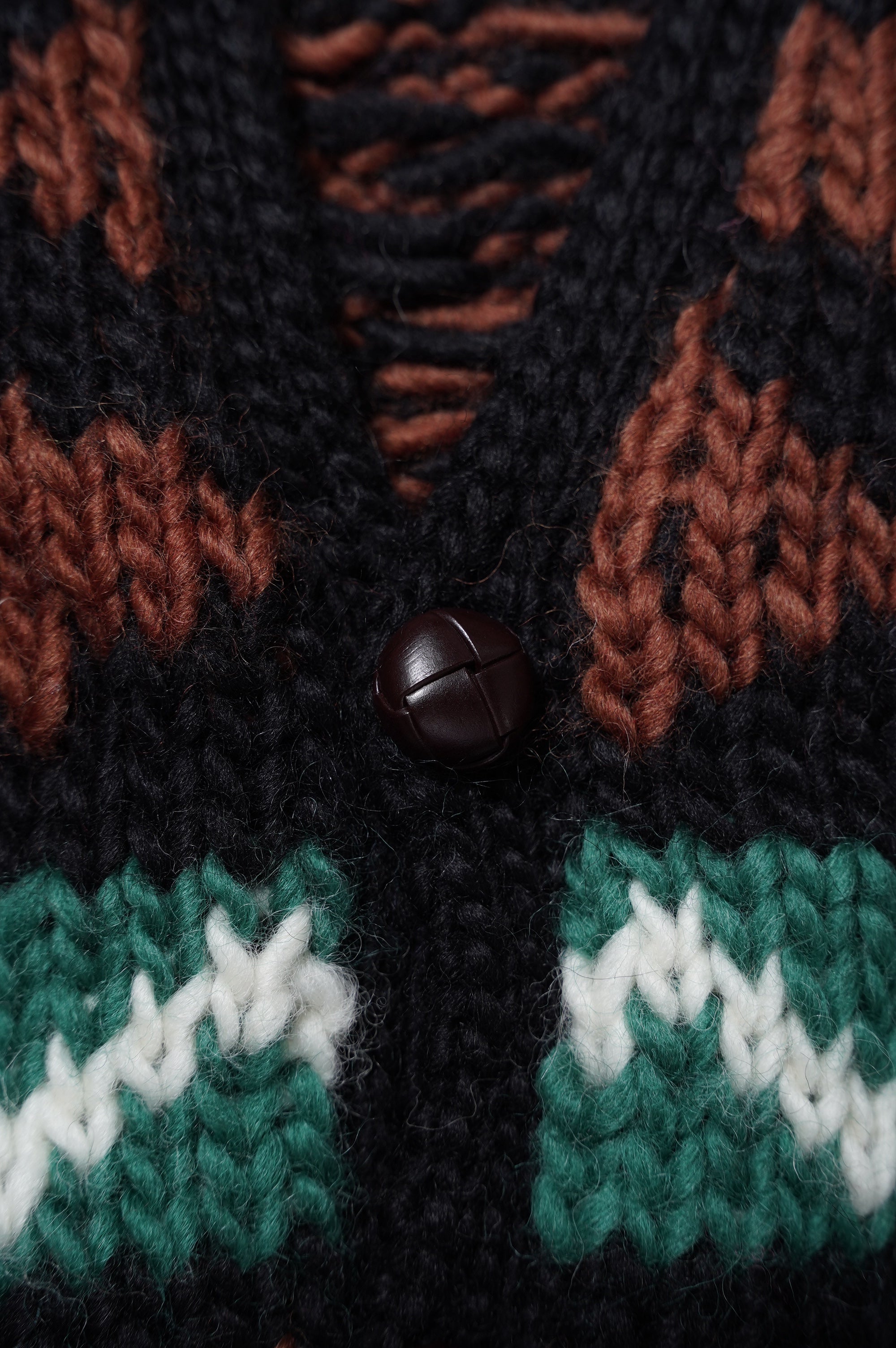Gurank "Hand Knitting Cardigan" [BLACK]