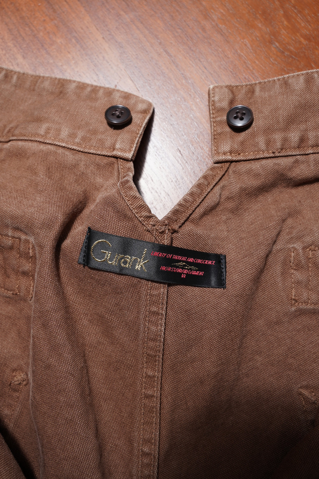 Gurank "Railway Pants" [camel]