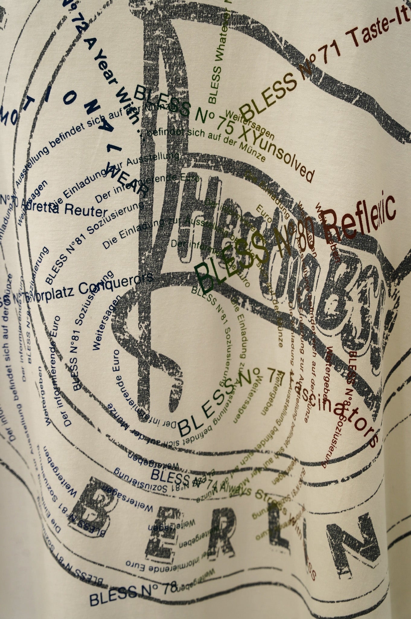 BLESS "Multicollection Vintage T-shirts" [WHITE 1]