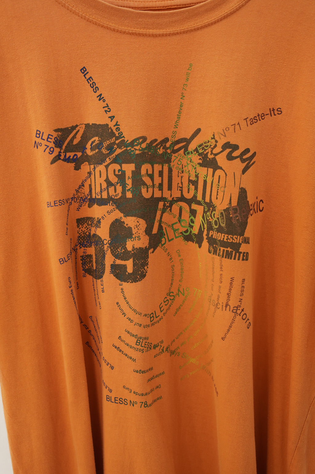 BLESS "Multicollection Vintage T-shirts" [ORANGE]