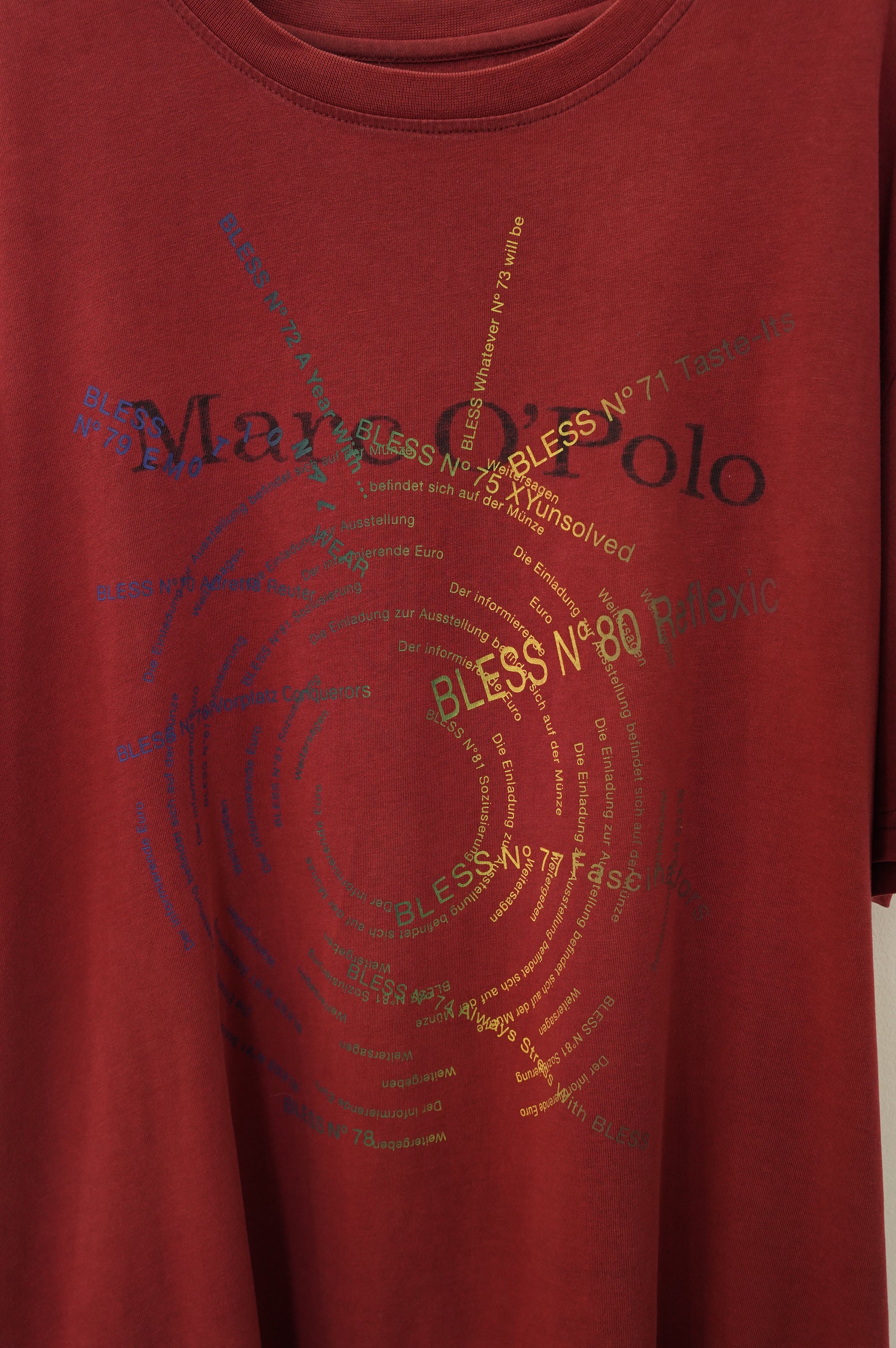 BLESS "Muticollection Vintage T-shirts" [RED]