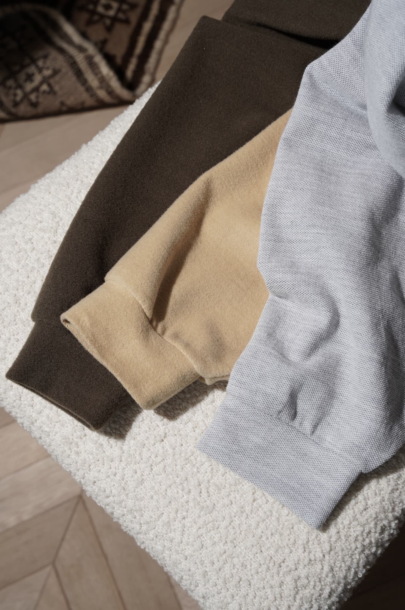 YE OLDE AND NEWMAN "MOCK POLO SHIRT" [TOP GRAY]