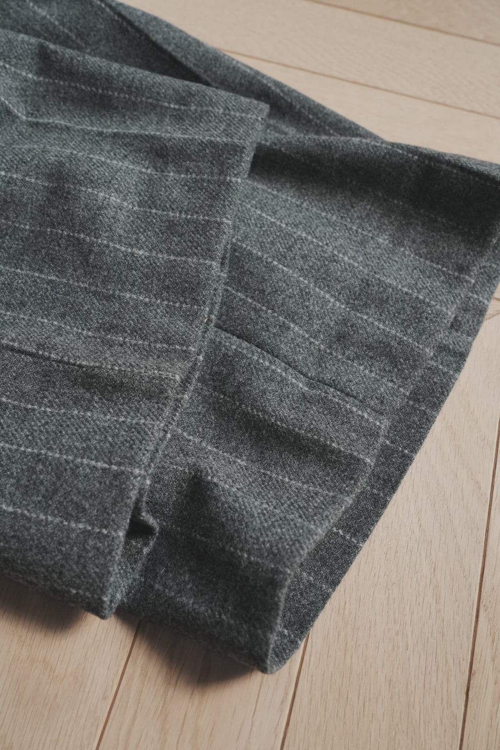 REVERBERATE "TACKED TROUSERS-TW" [GREY]