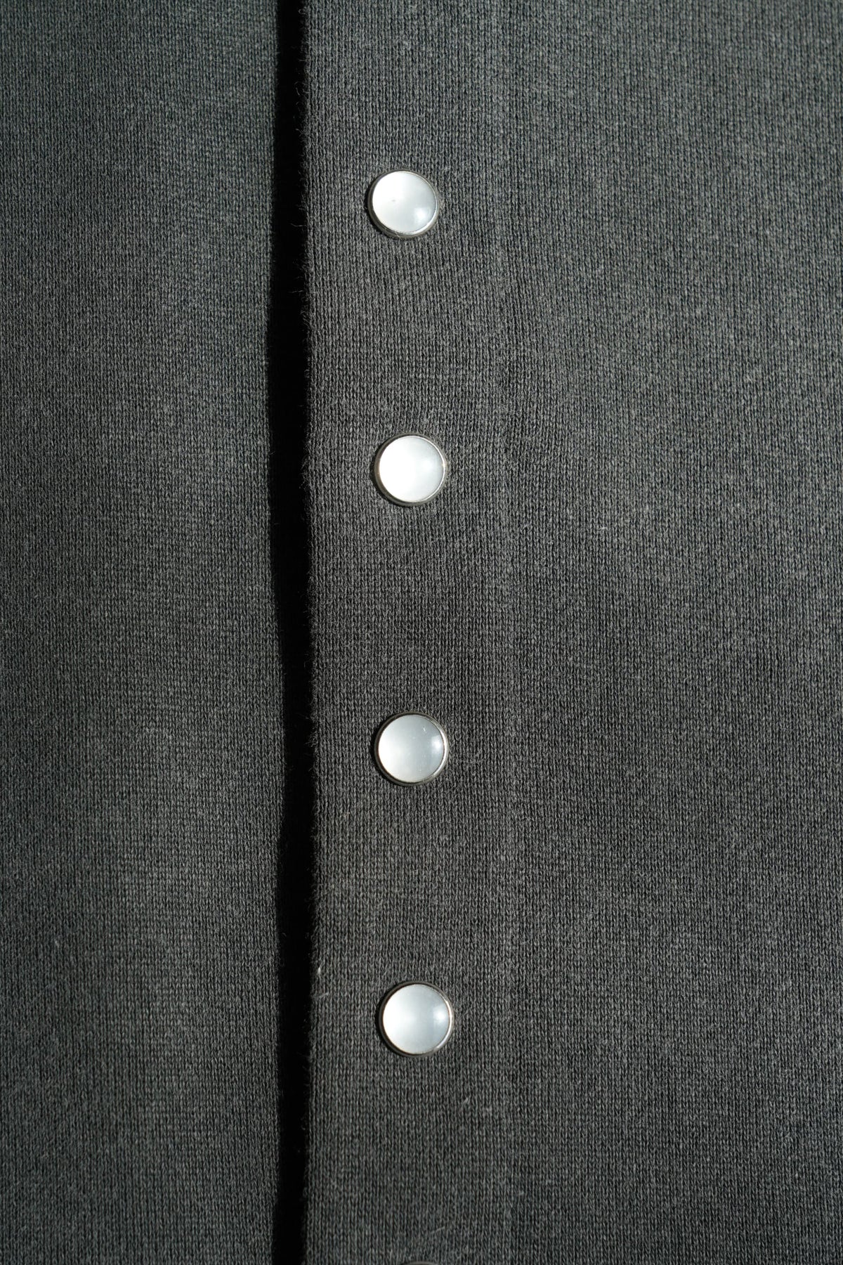 MAATEE&SONS "SNAP CARDIGAN" [FADE BLACK]