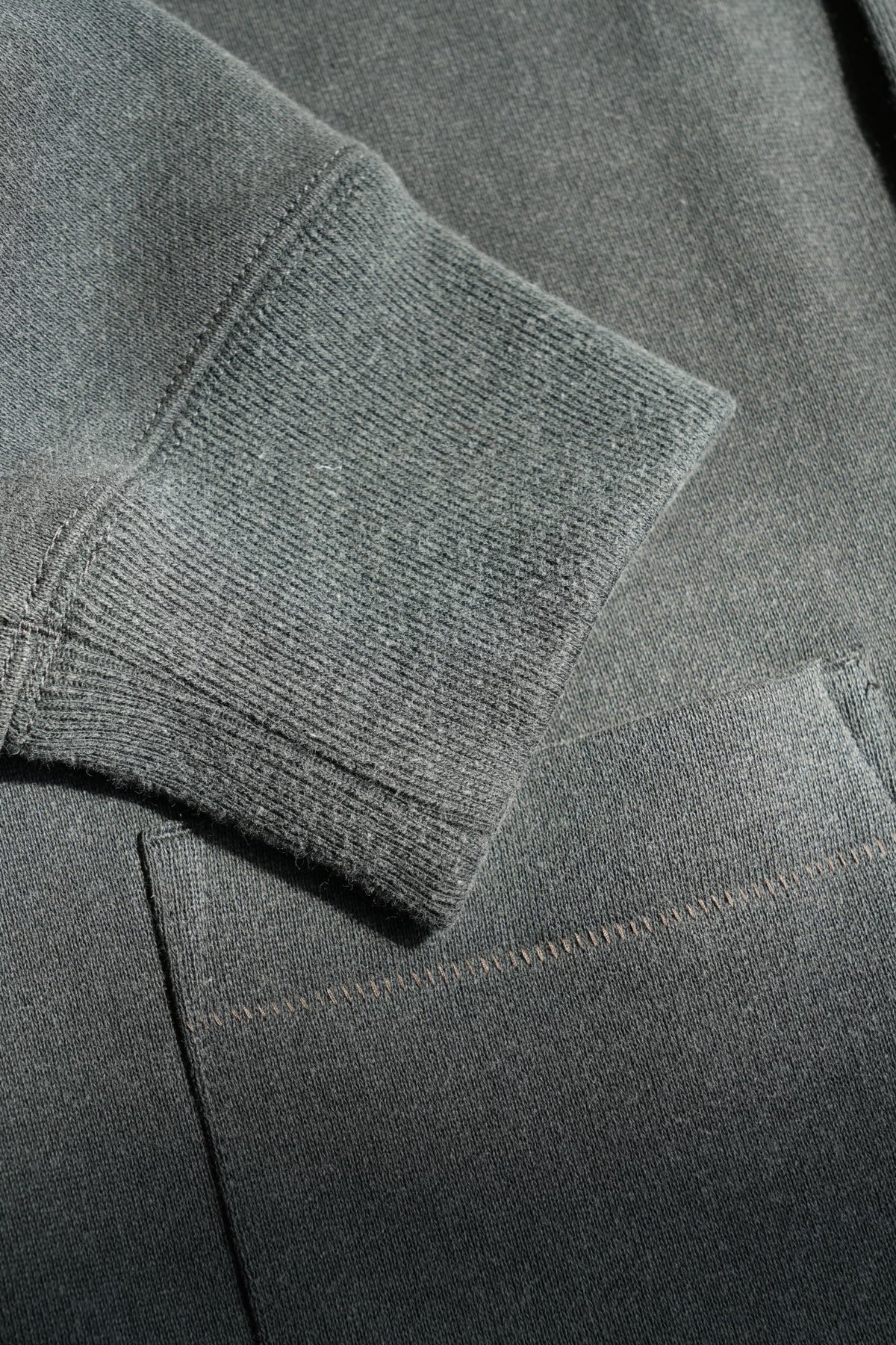 MAATEE&SONS "SNAP CARDIGAN" [FADE BLACK]