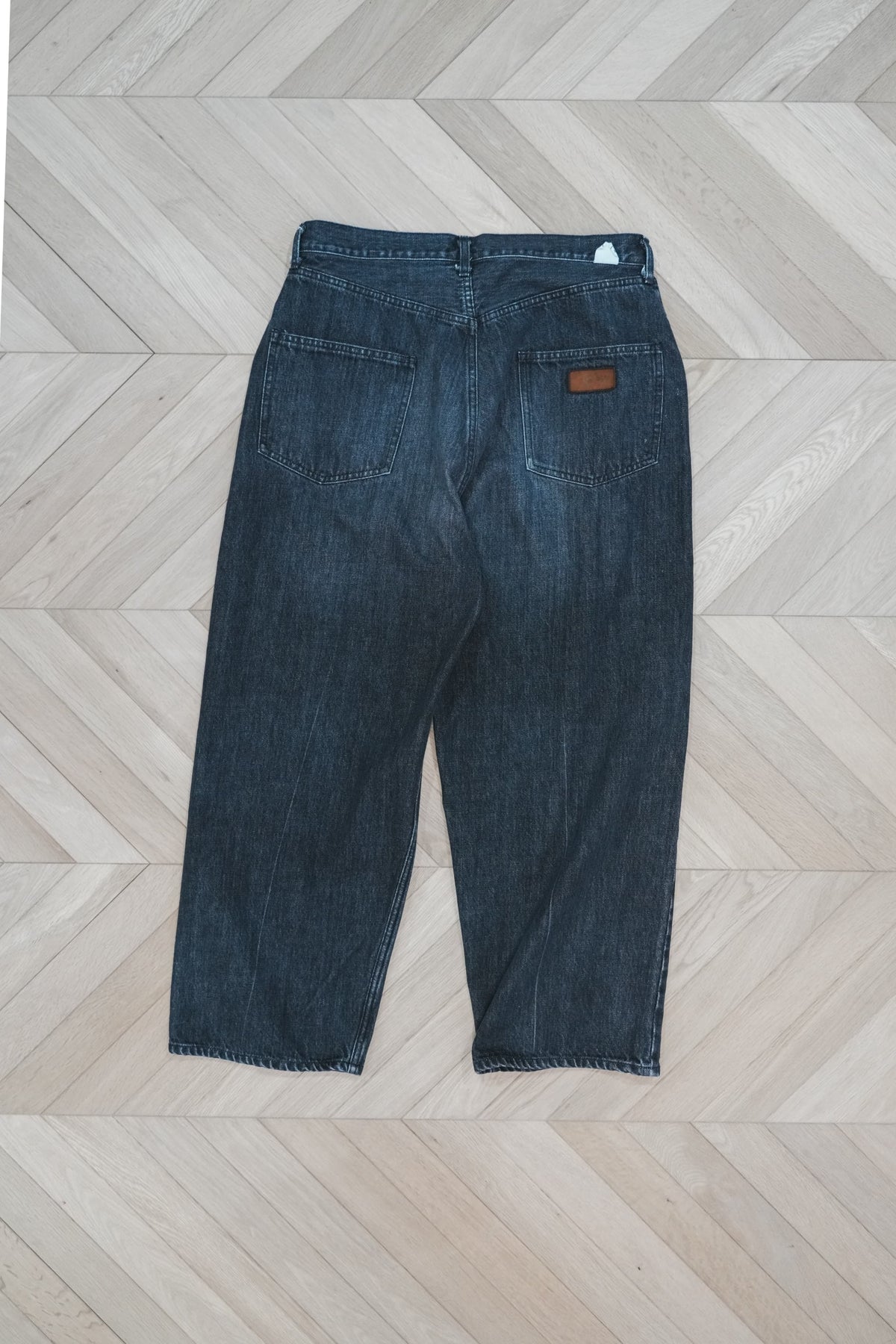 Gurank "Distressed Selvage Jeans" [BLACK]