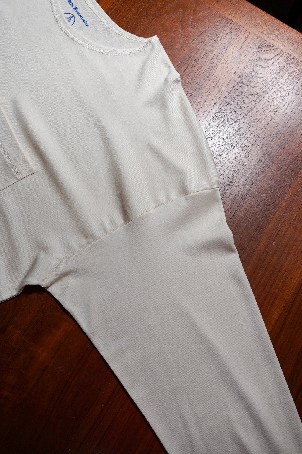 Olde Homesteader YOUTH "SILK RIB CREW NECK LONG SLEEVE" [ECRU]