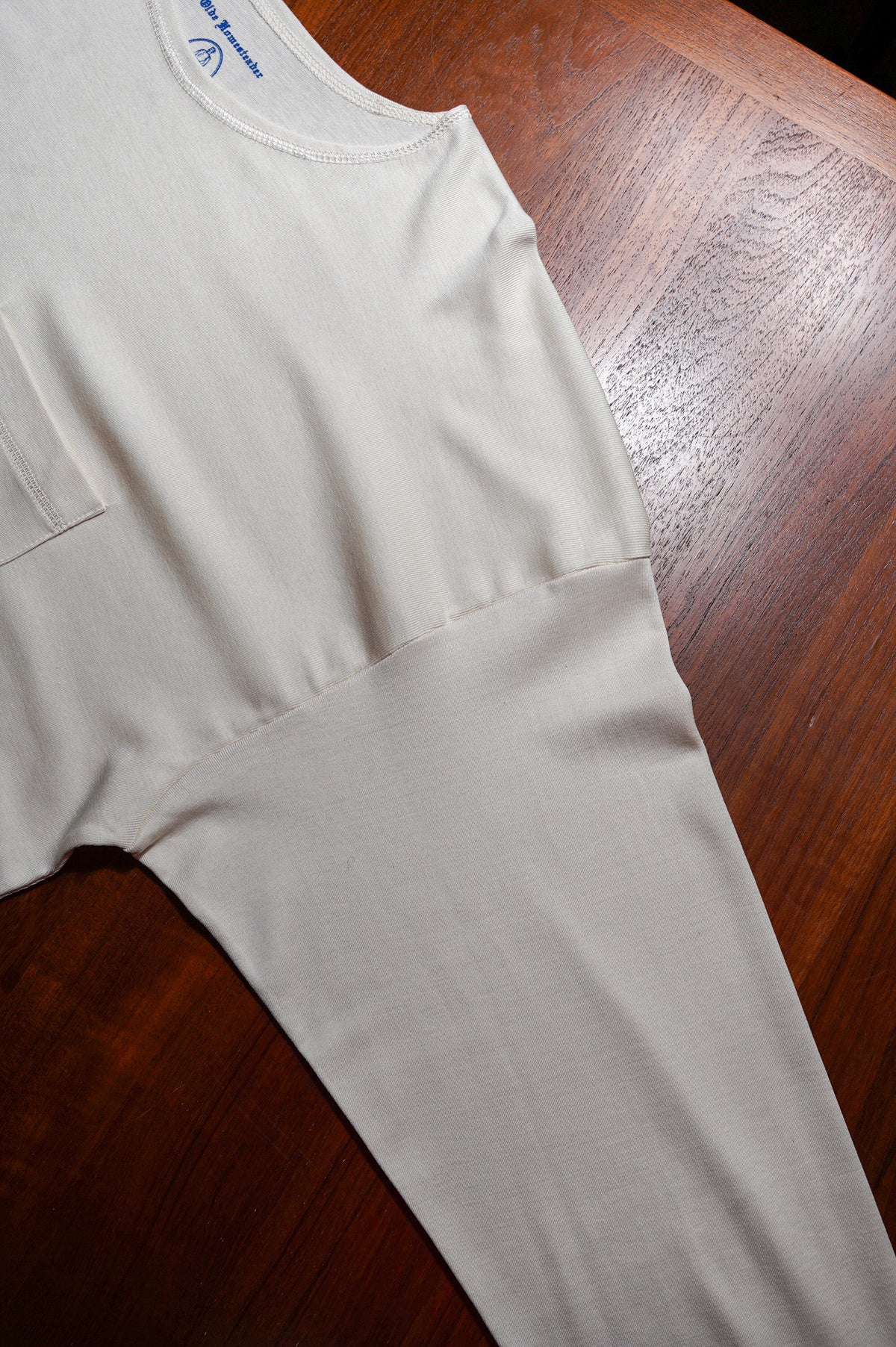 Olde Homesteader YOUTH "SILK RIB CREW NECK LONG SLEEVE" [ECRU]