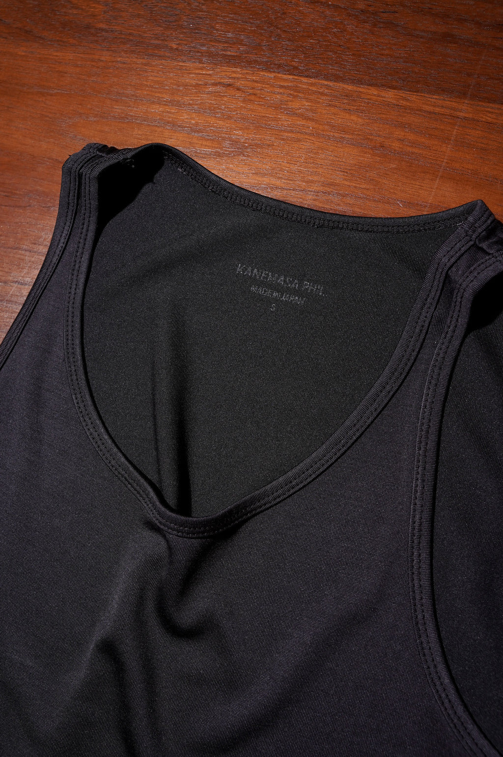 KANEMASA PHIL. "22G Silk Pack Tank" [CHARCOAL]