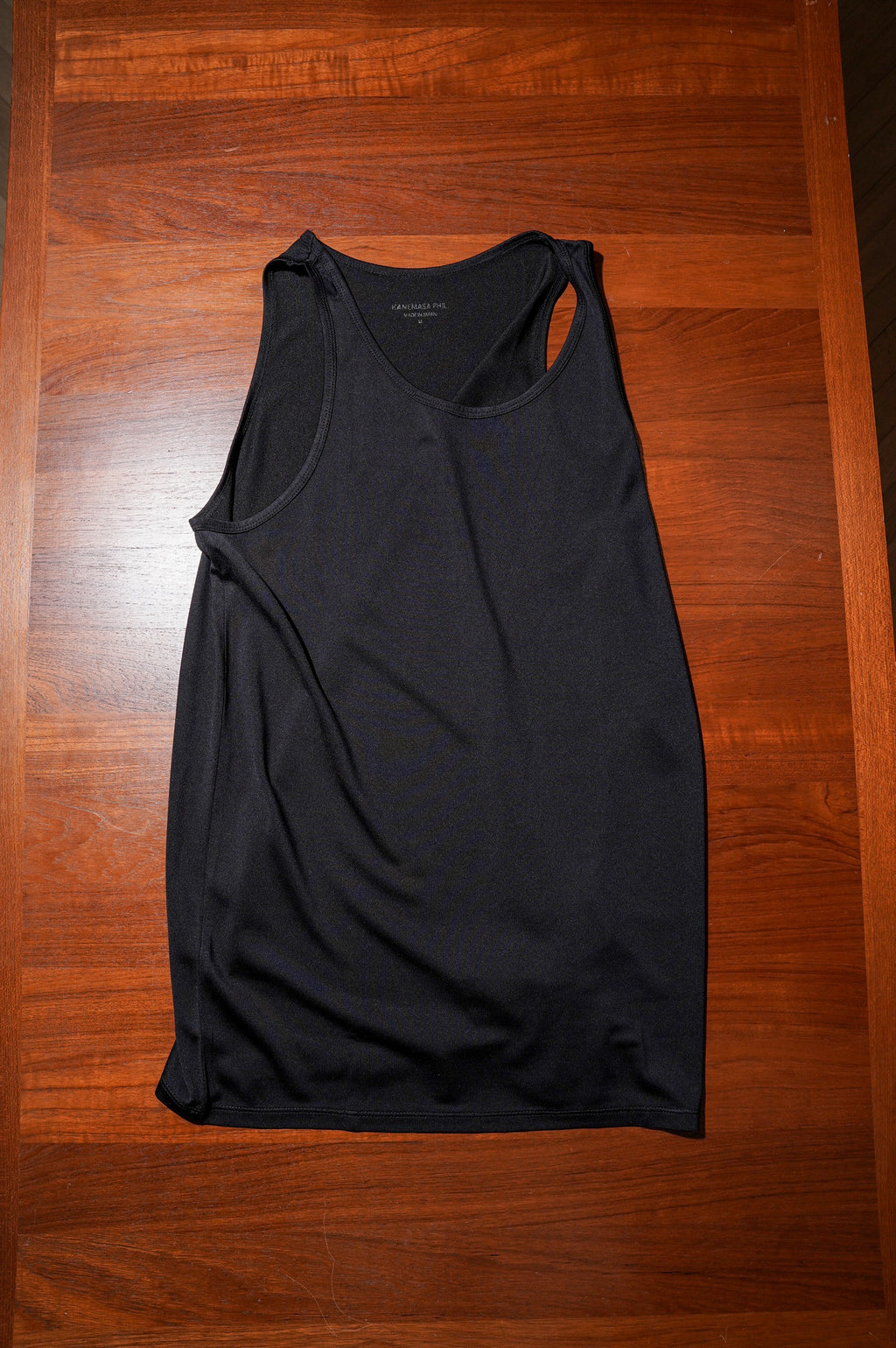 KANEMASA PHIL. "22G Silk Pack Tank" [BLACK]