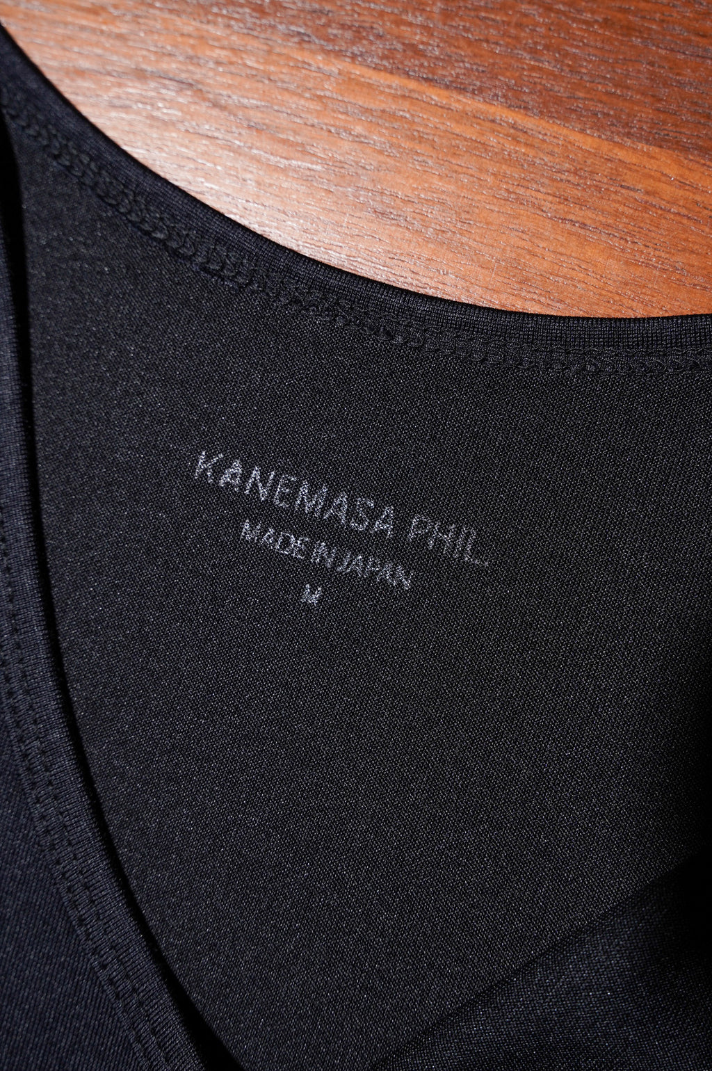KANEMASA PHIL. "22G Silk Pack Tank" [BLACK]