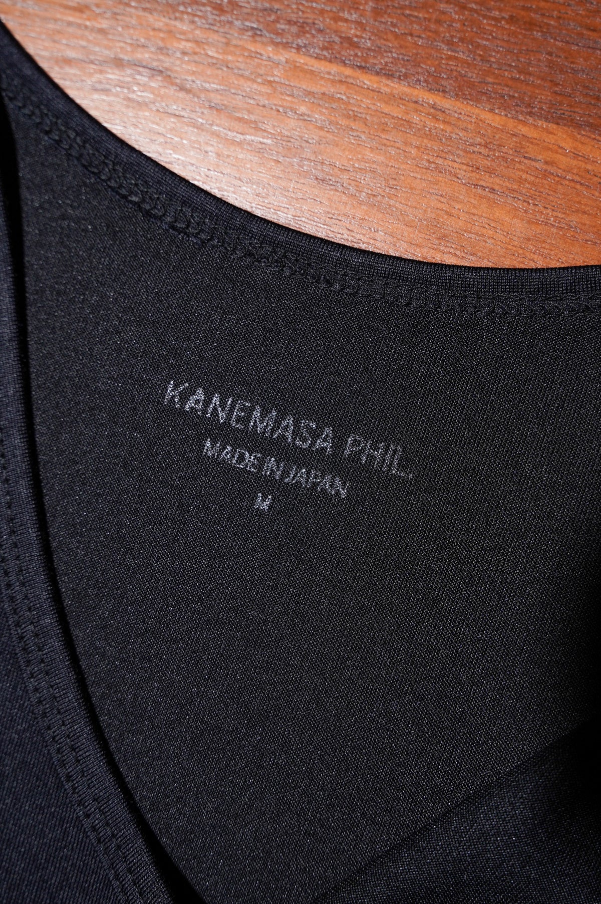 KANEMASA PHIL. "22G Silk Pack Tank" [BLACK]