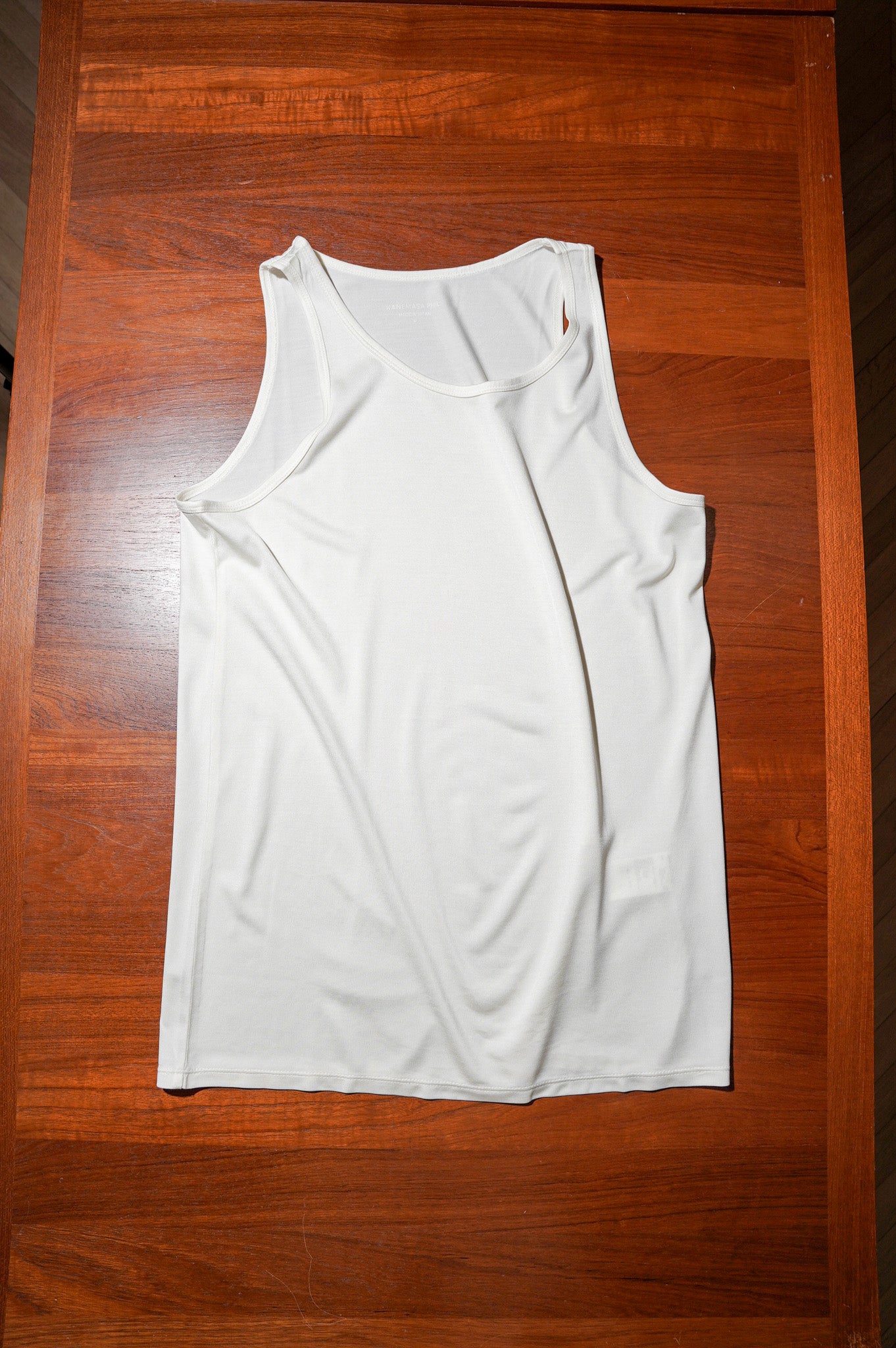 KANEMASA PHIL. "22G Silk Pack Tank" [WHITE]