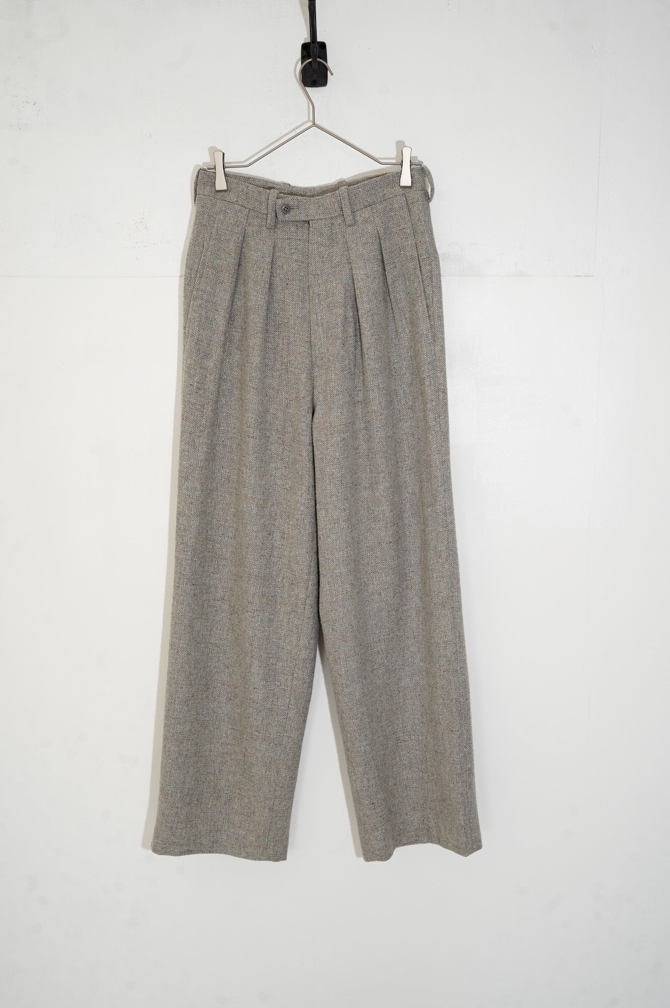 m's braque "TUCKED BAGGY PANTS" ［LIGHT GRAY MIX］