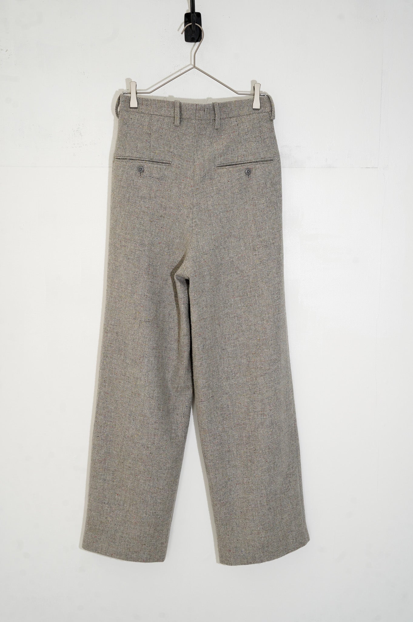 m's braque "TUCKED BAGGY PANTS" ［LIGHT GRAY MIX］