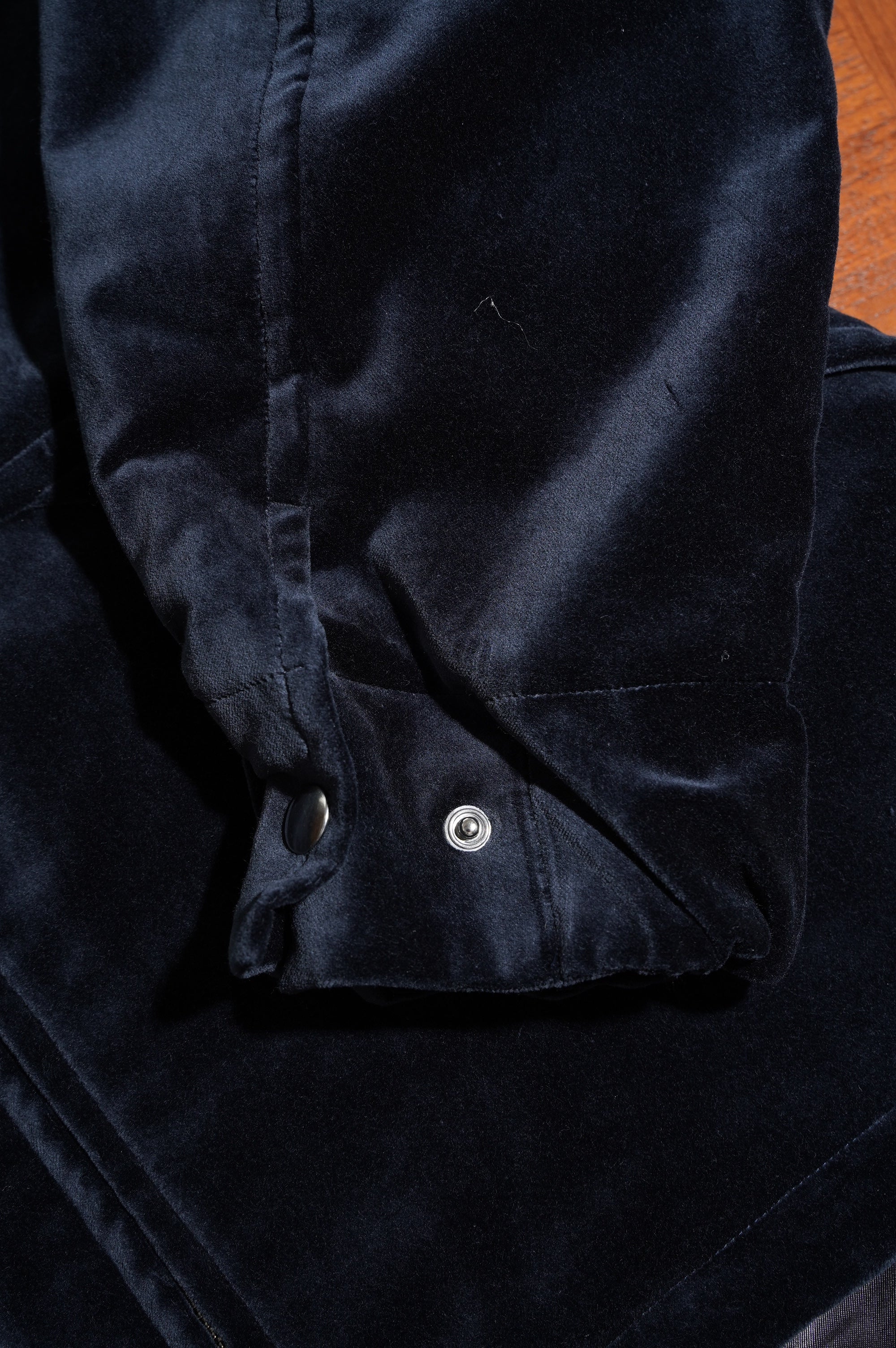 MAATEE&SONS "VELVET STAND JACKET" [NAVY]