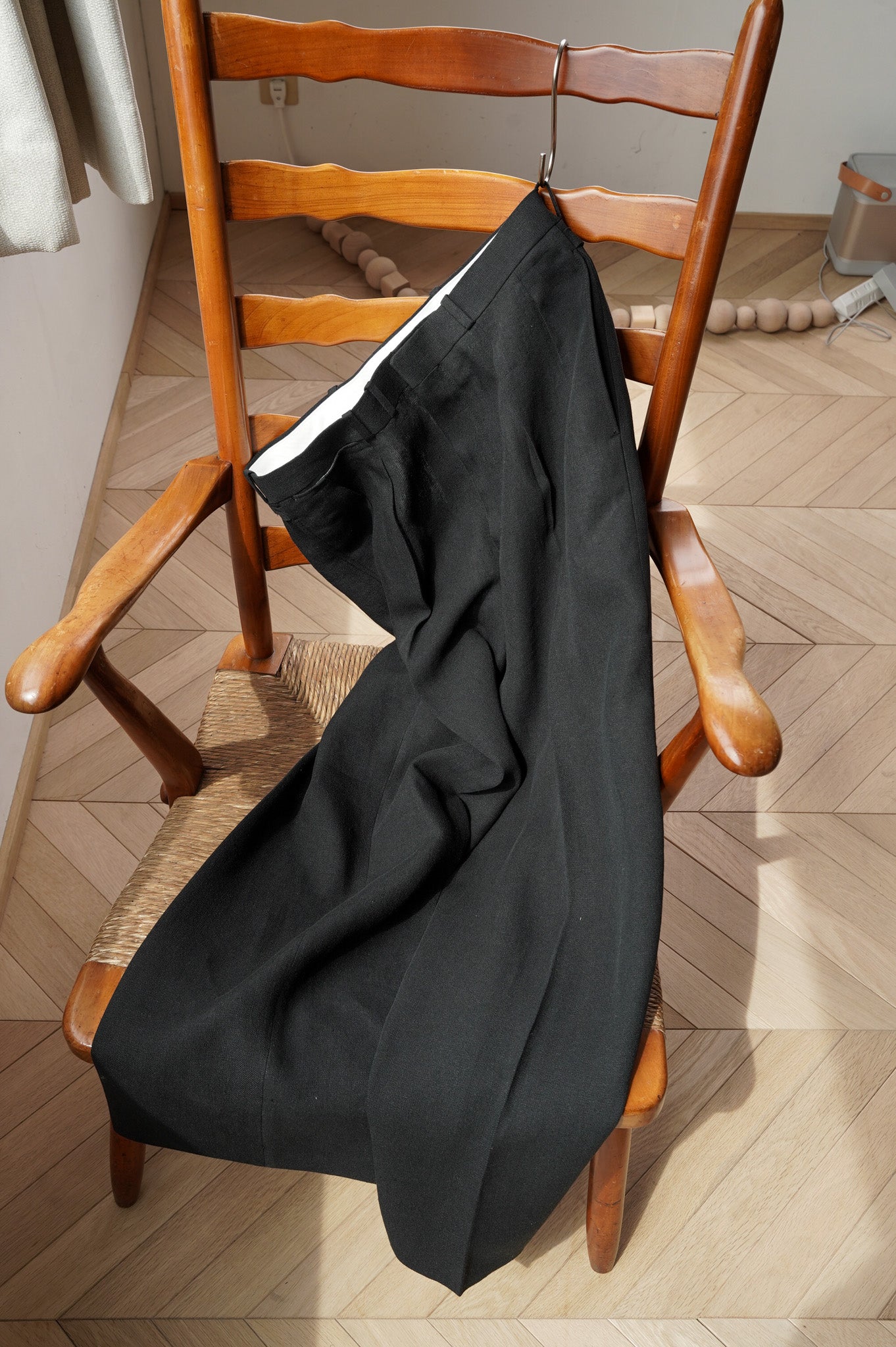 MAATEE&SONS "jeffry" [BLACK LINEN]
