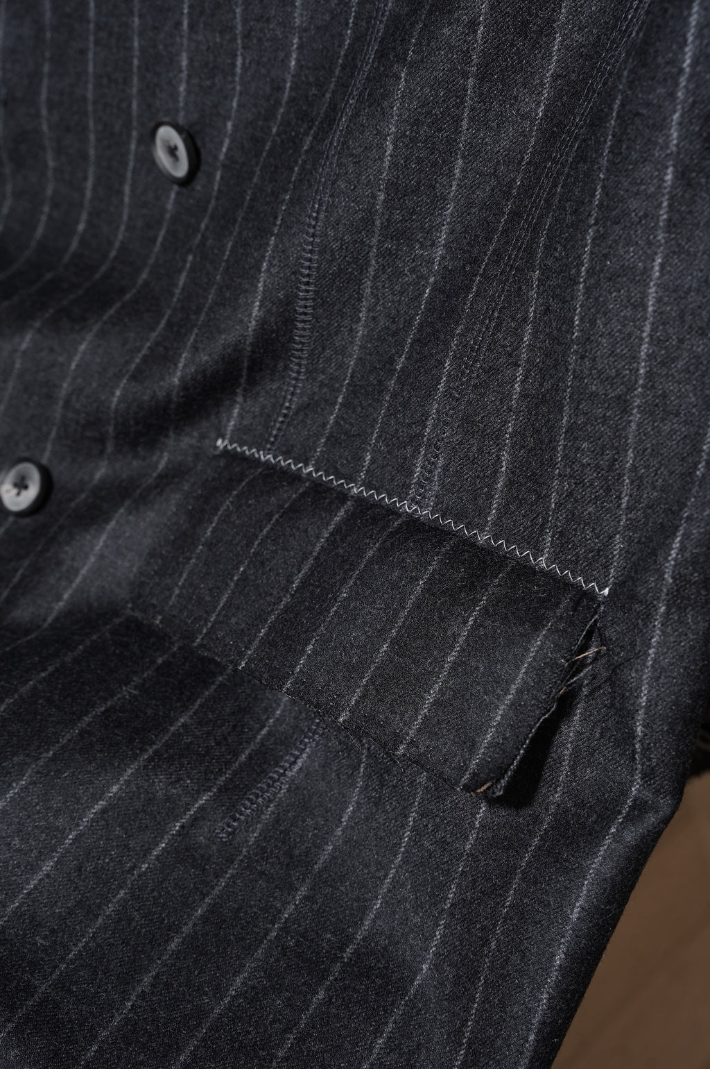 MAATEE&SONS "ダブルキリッパTAILORED" [CHARCOAL STRIPE]
