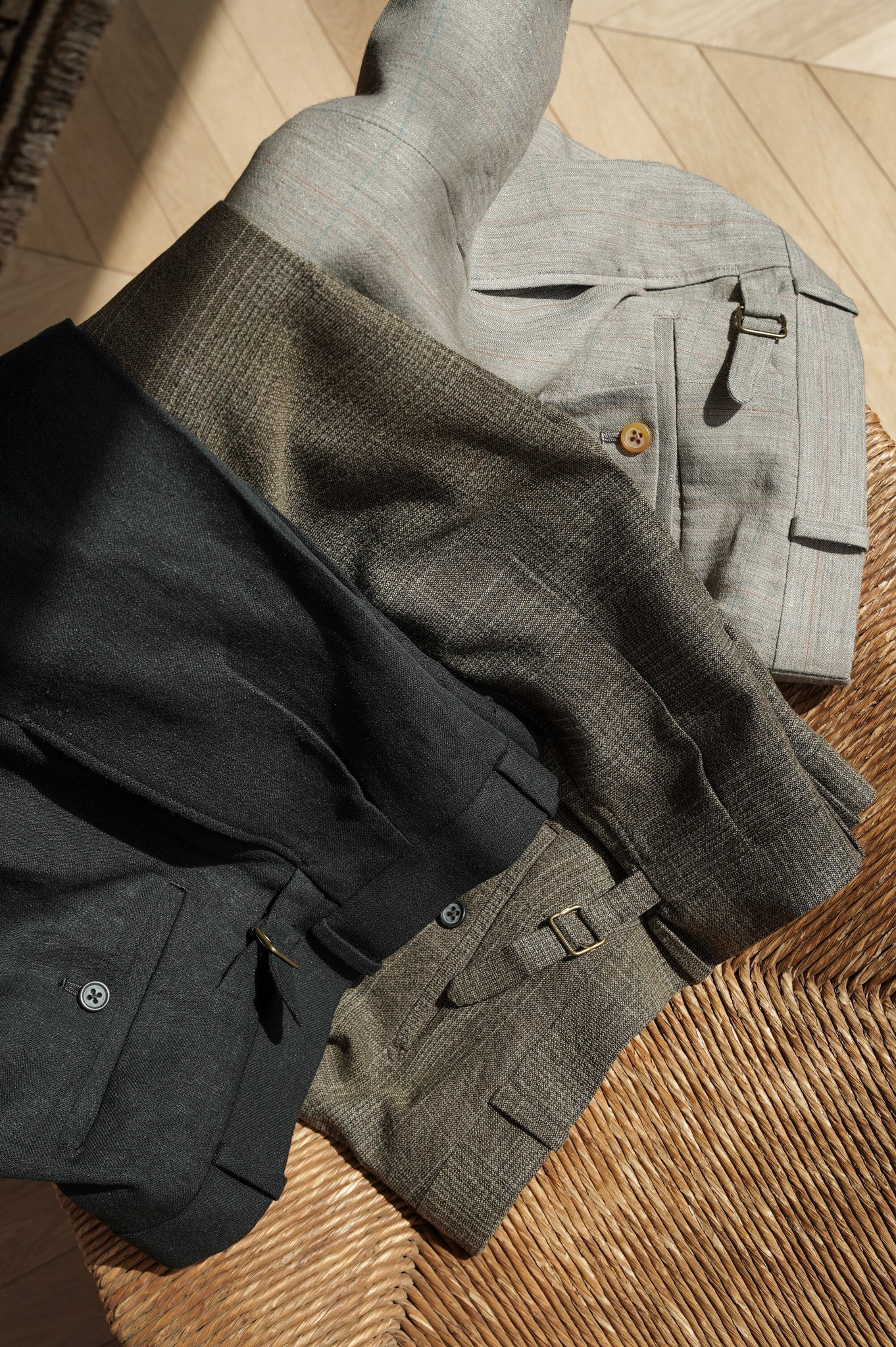 MAATEE&SONS "jeffery" [summer tweed mix]